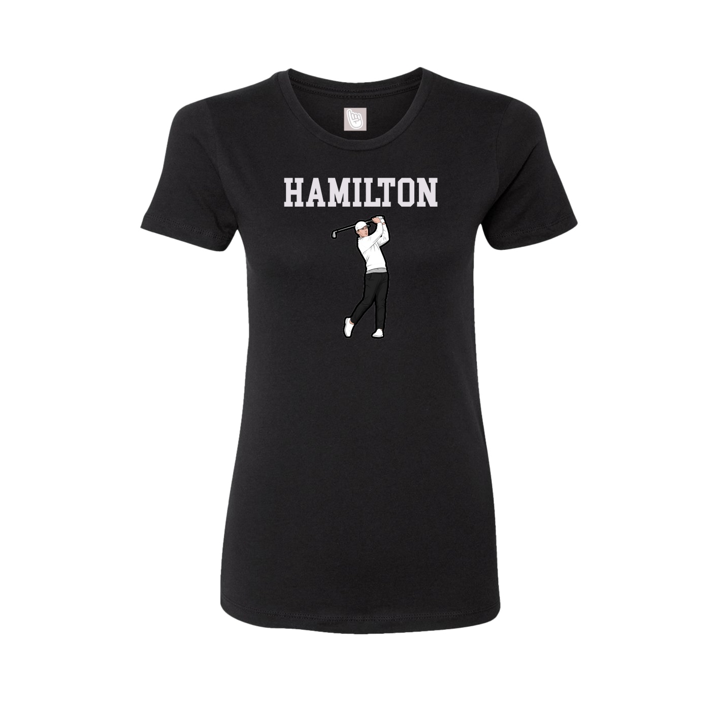 Fitted Women's Tee — Shirsey in Black