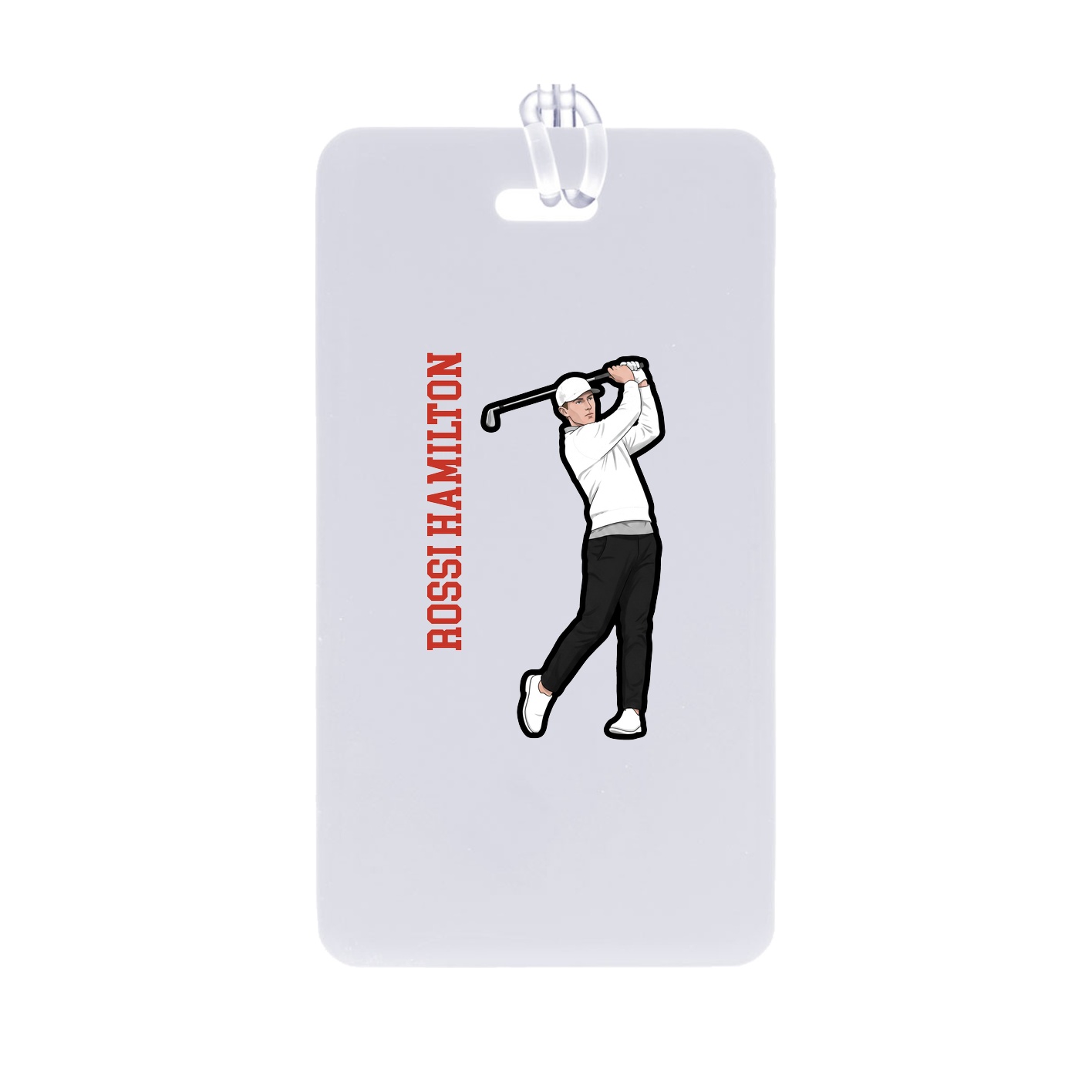 Bag Tag — Name Vertical in Classic