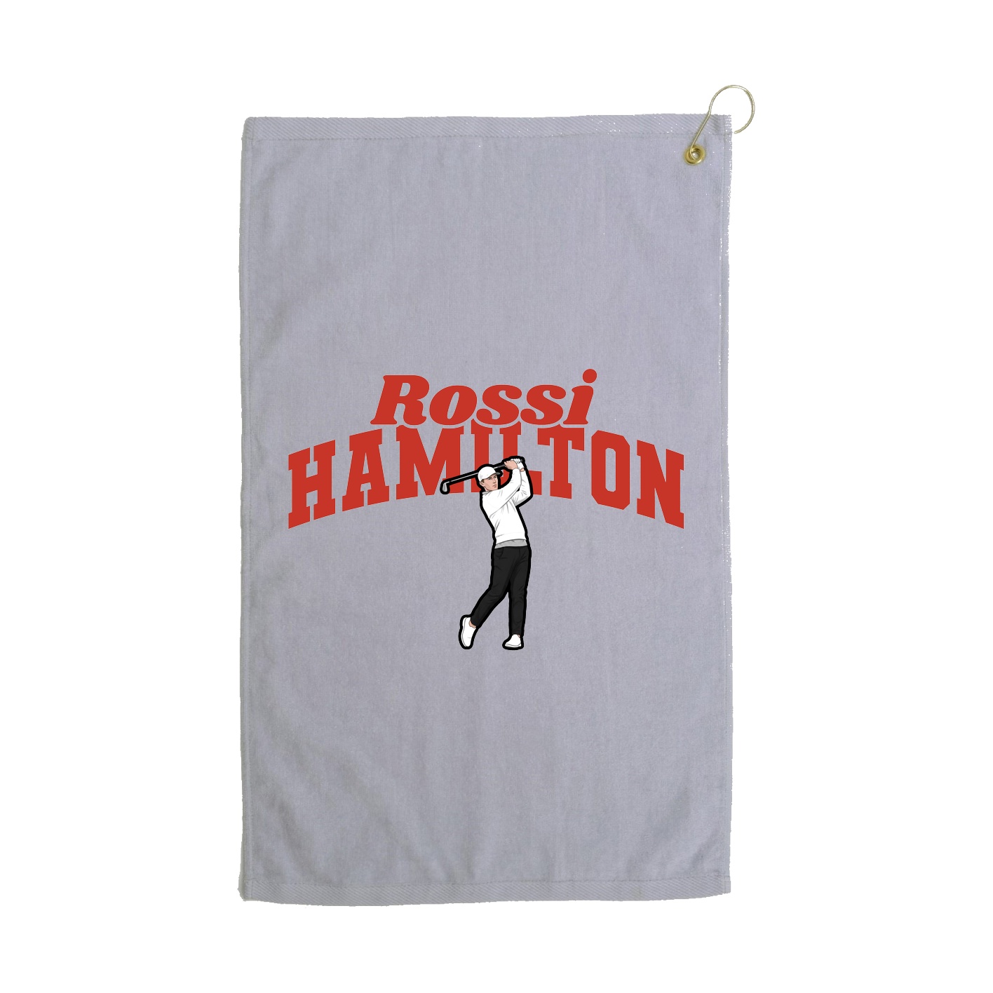 Golf Towel — Signature Arch in Grey