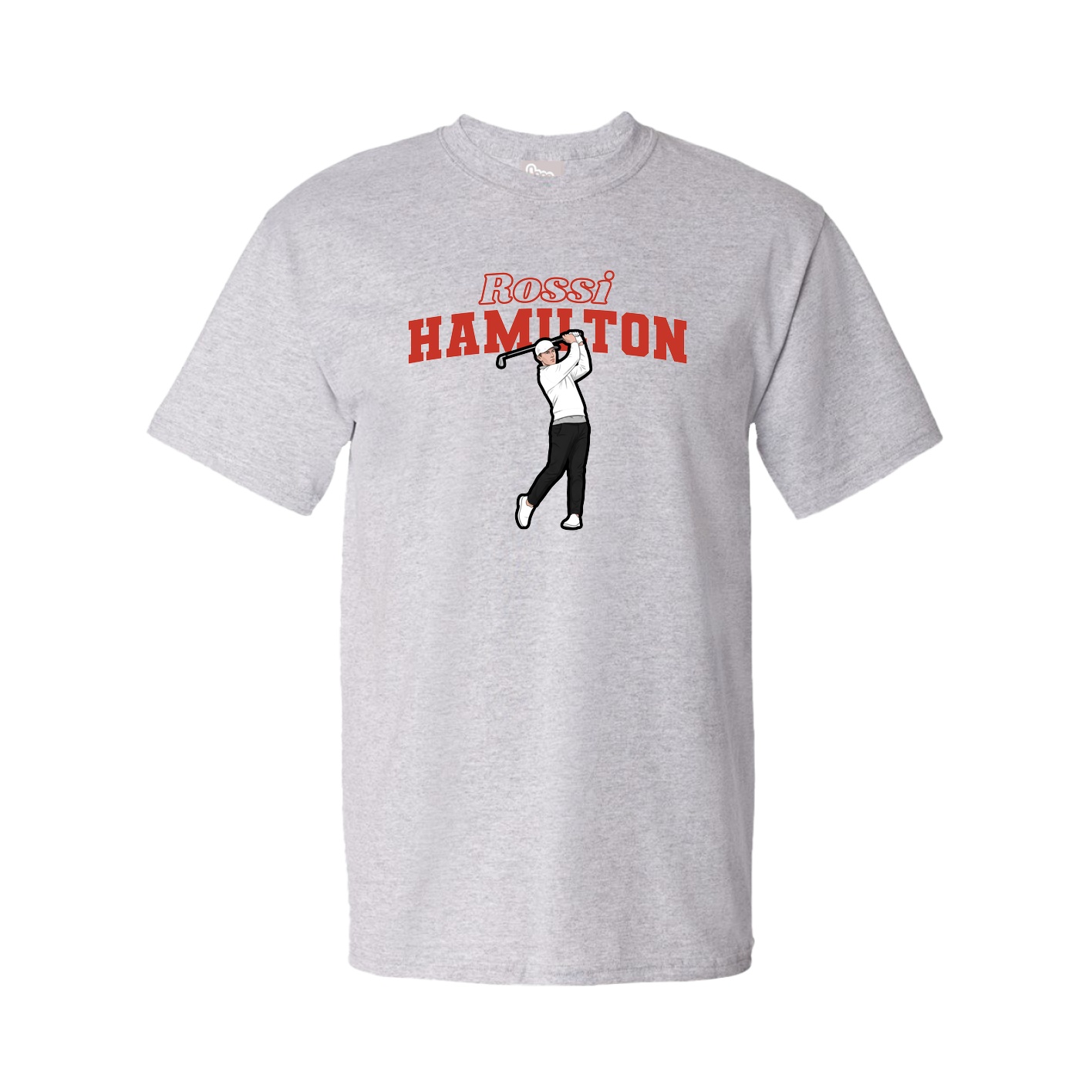 Youth Tee — Name Arch in Grey