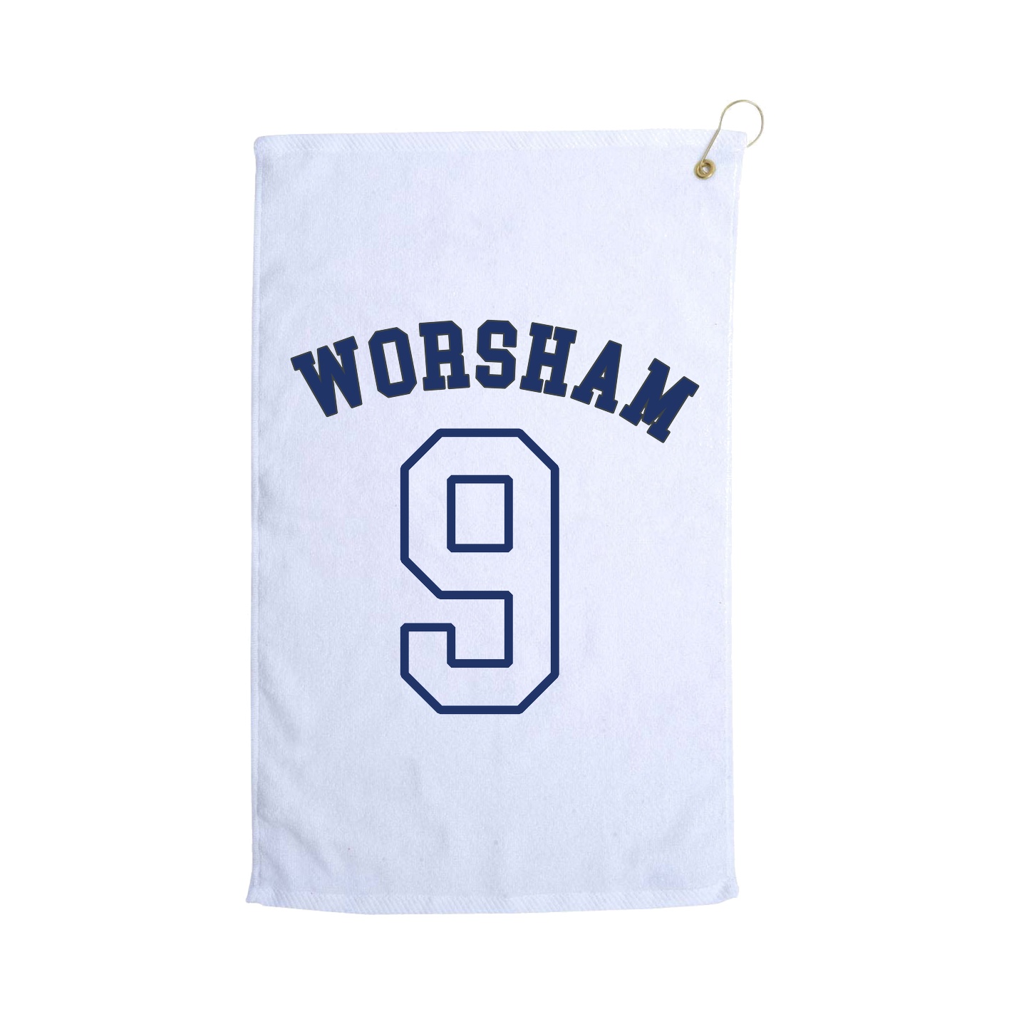 Golf Towel — Shirsey Arch in White