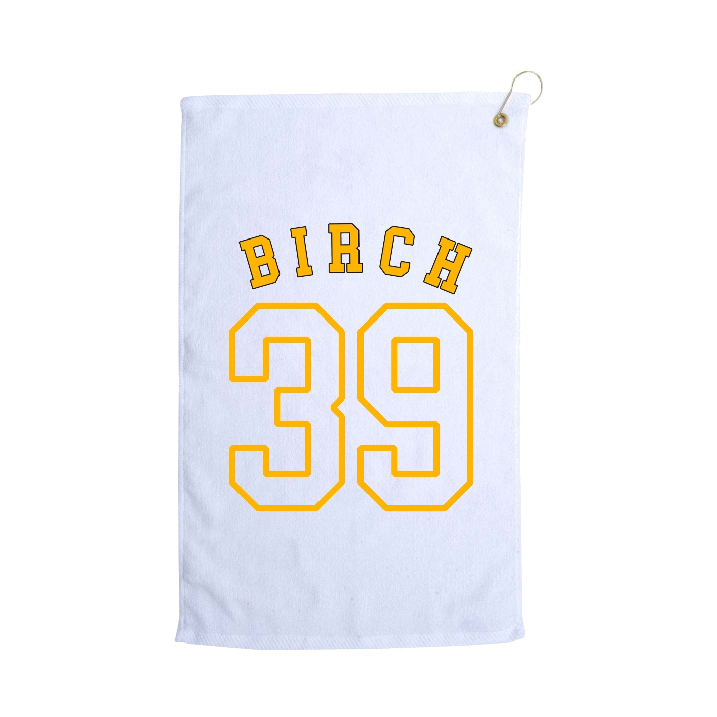 Golf Towel — Shirsey Arch in White