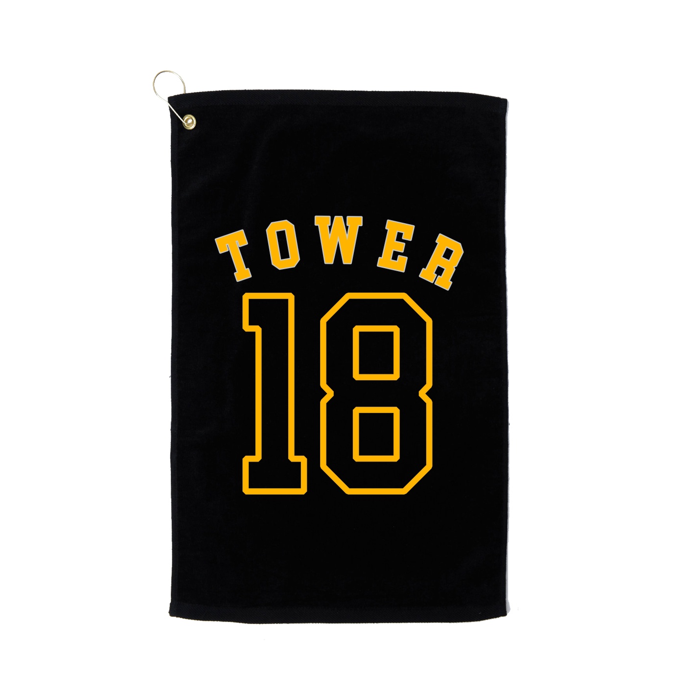 Golf Towel — Shirsey Arch in Black