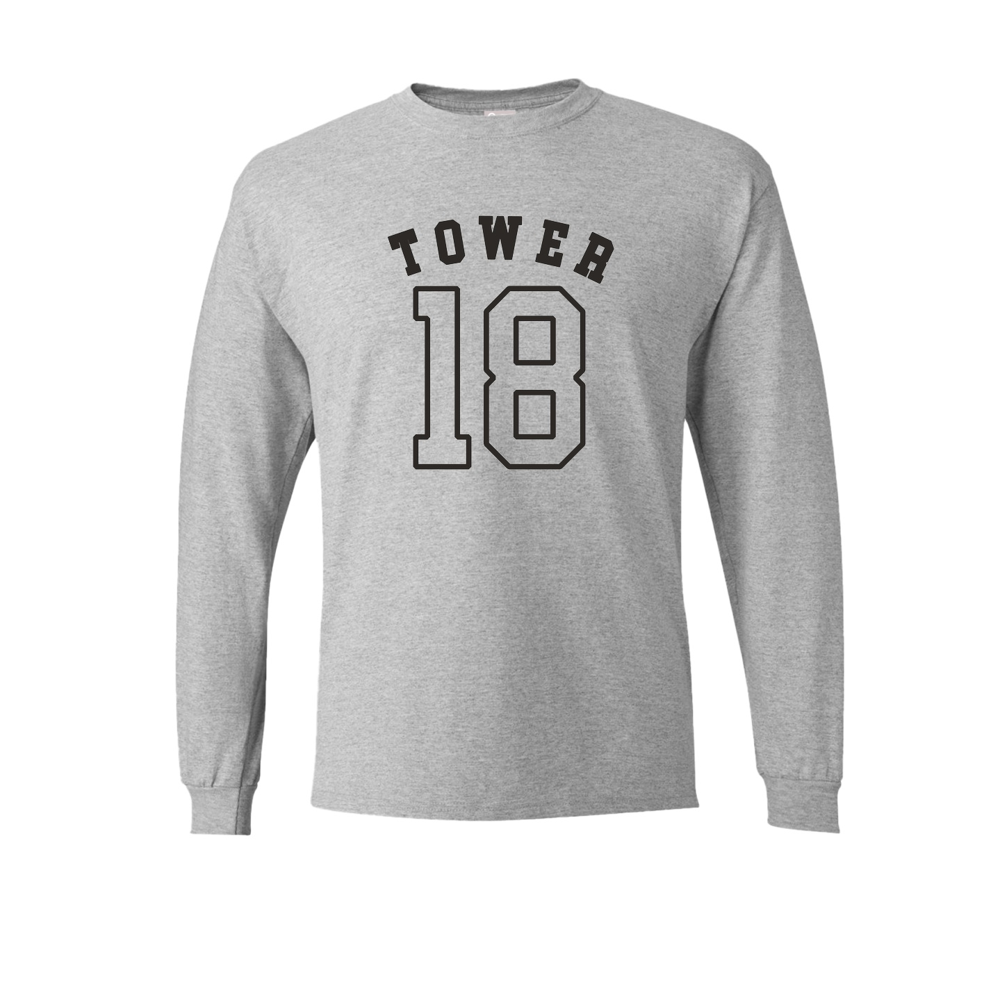 Long Sleeve Tee — Shirsey Arch in Grey