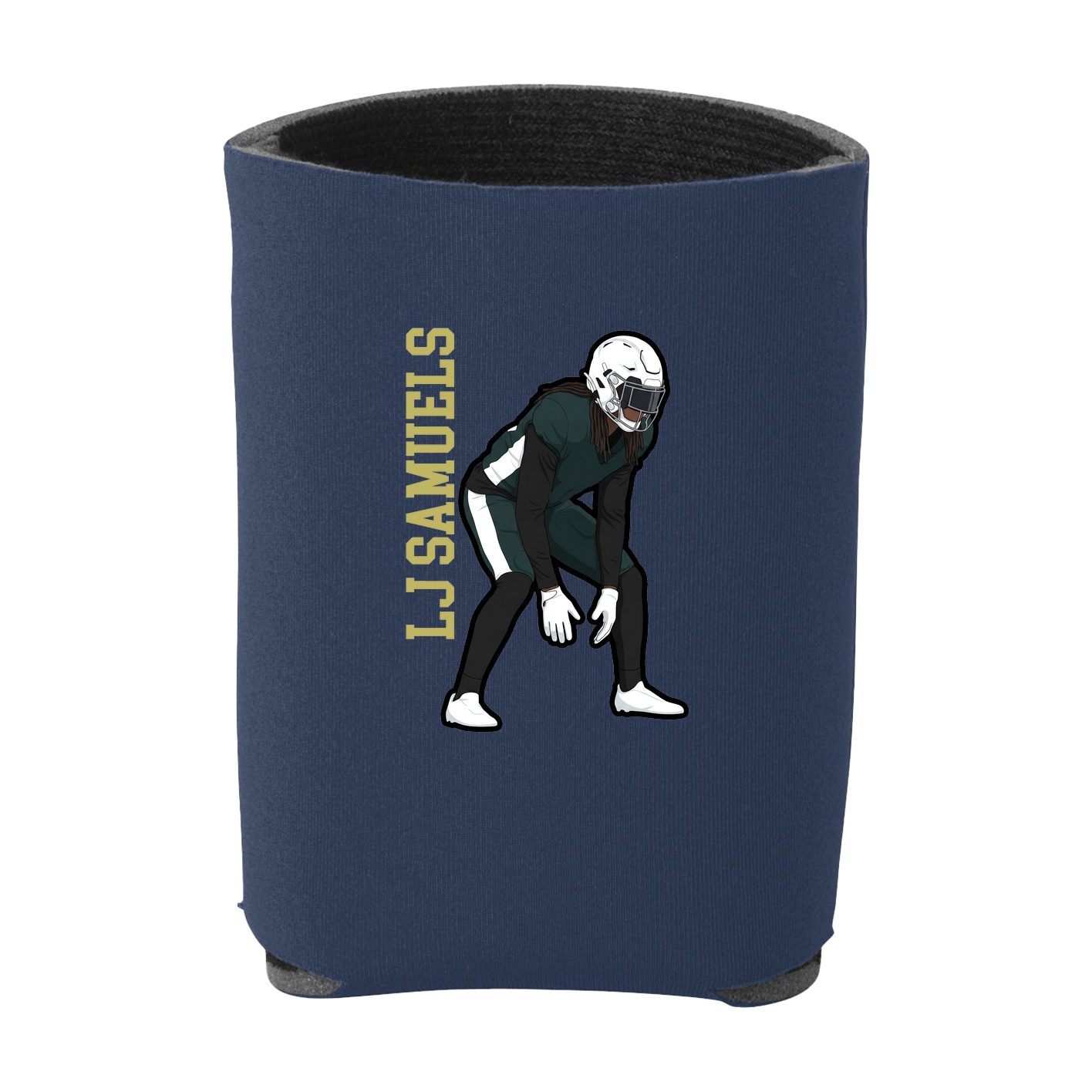 Can Holder — Name Vertical in Navy