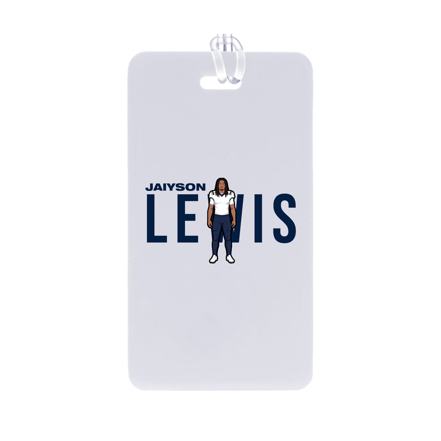 Bag Tag — Player Name in Classic