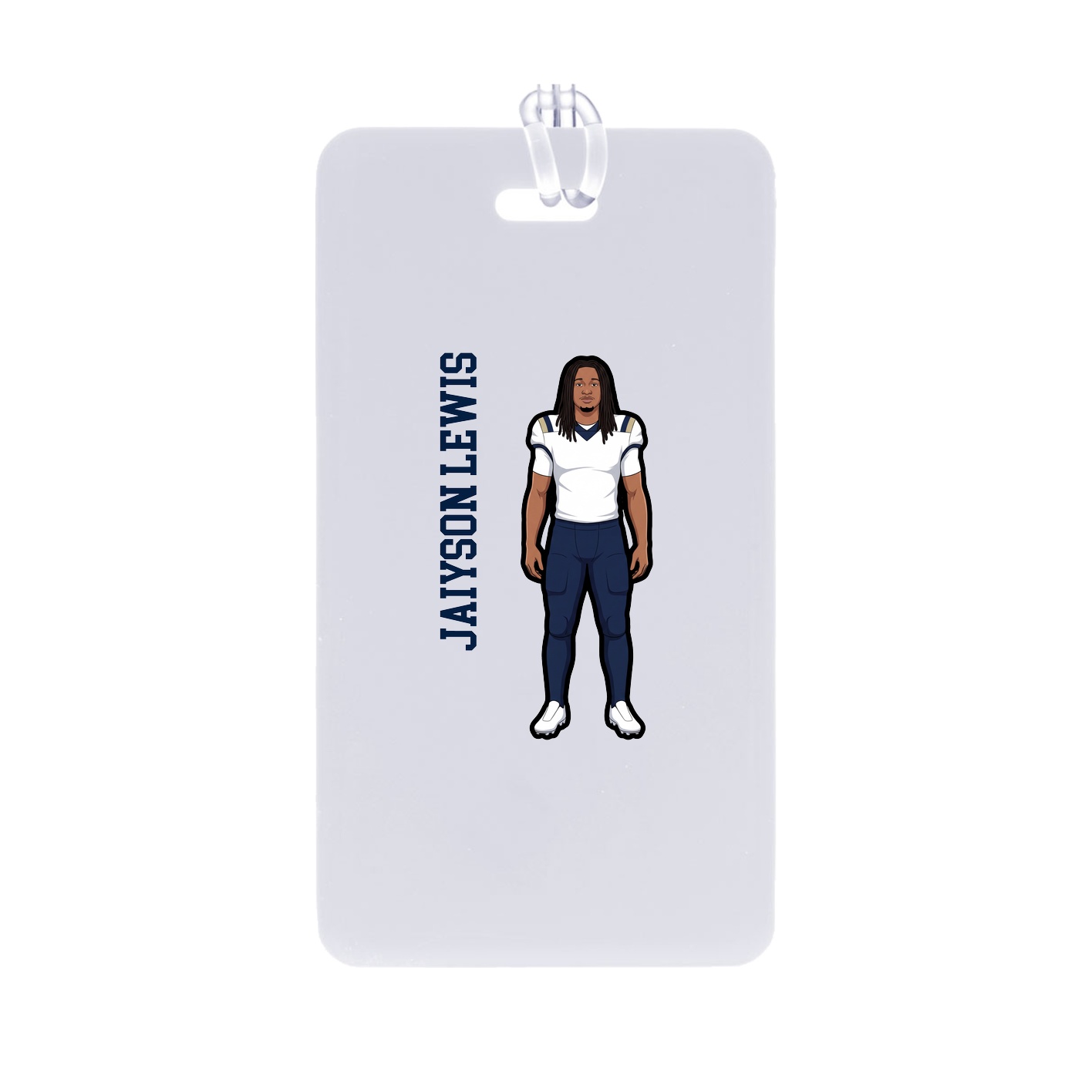 Bag Tag — Name Vertical in Classic
