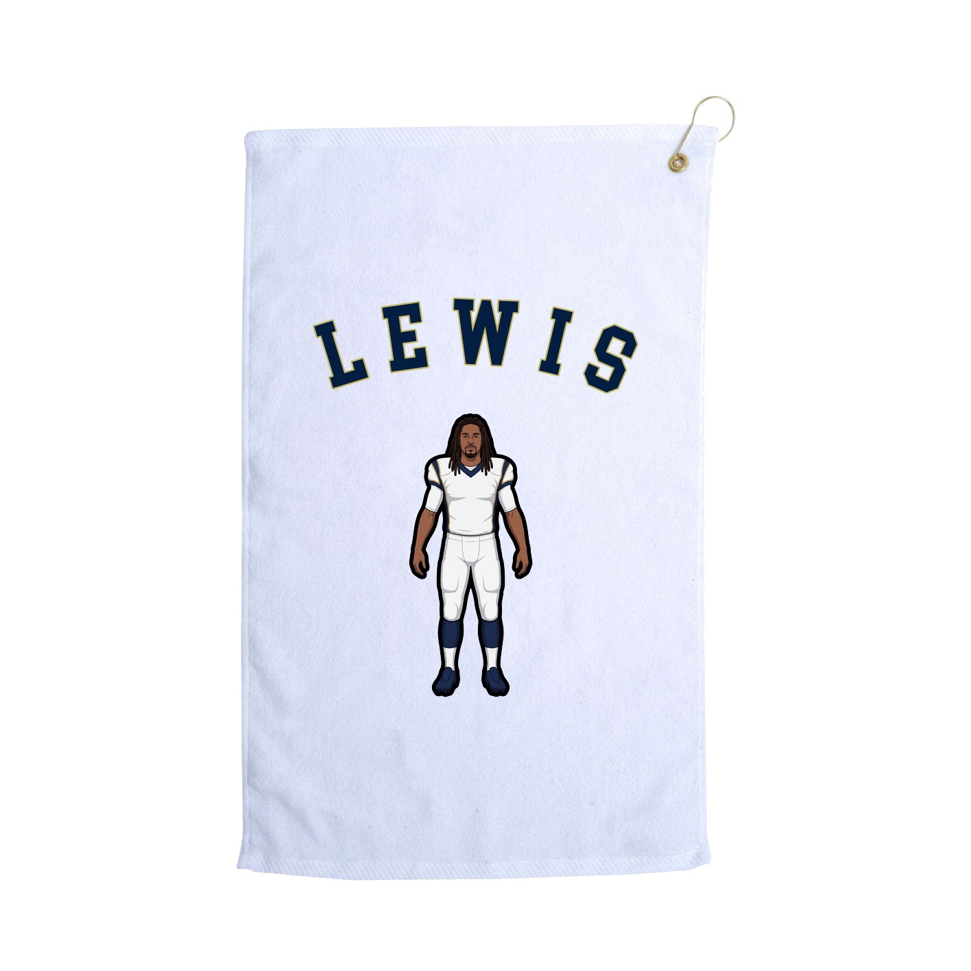 Golf Towel — Shirsey Arch in White