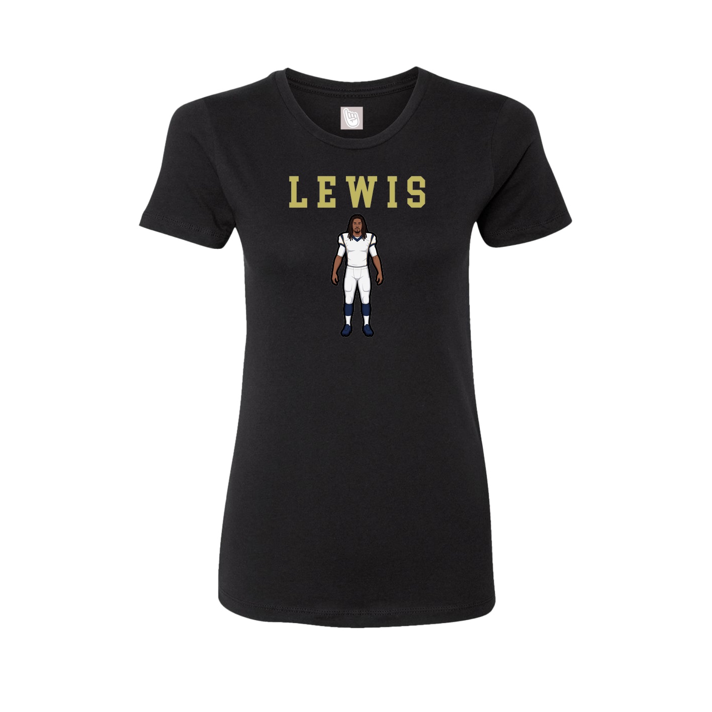 Fitted Women's Tee — Shirsey in Black
