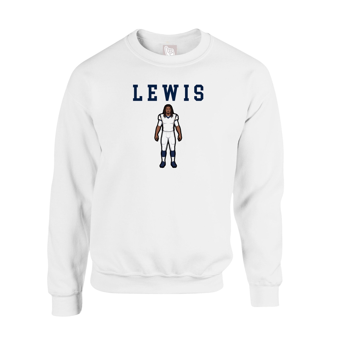 Fleece Crew — Shirsey in White