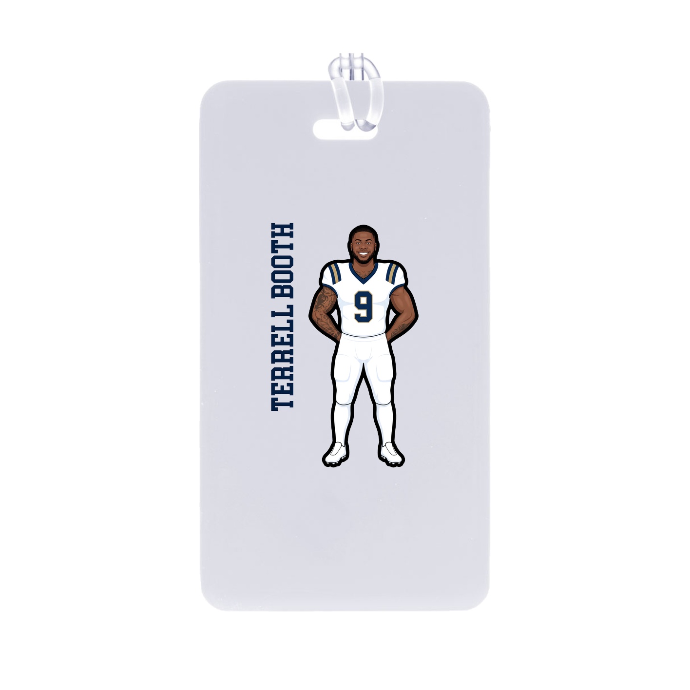 Bag Tag — Name Vertical in Classic
