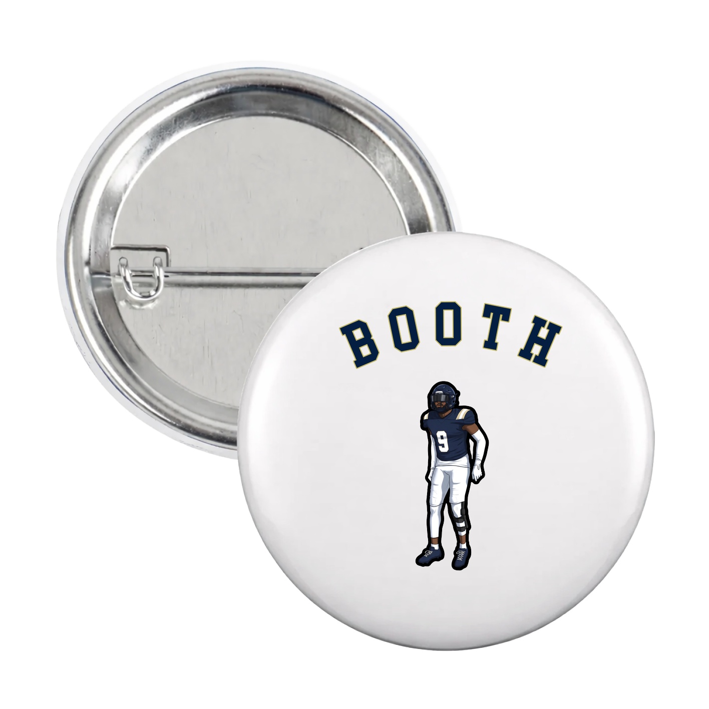 Game Day Button — Shirsey Arch in White