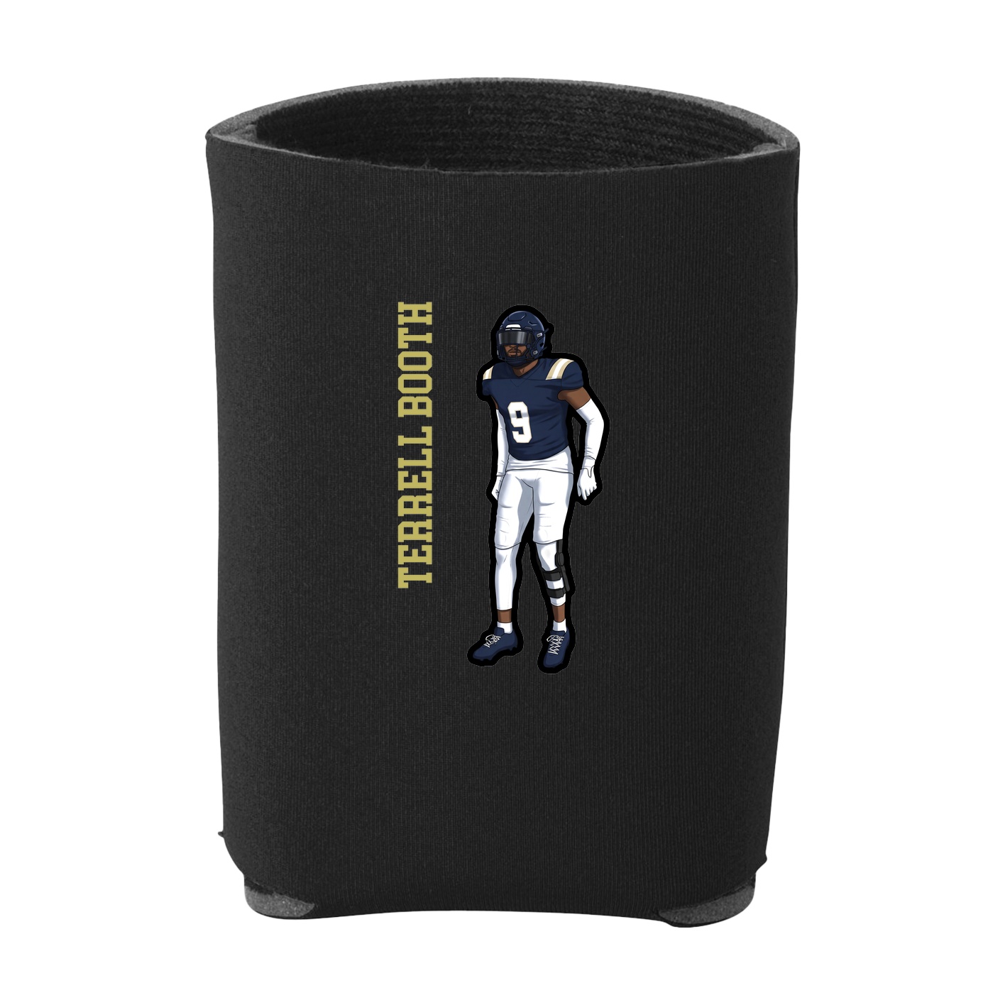 Can Holder — Name Vertical in Black