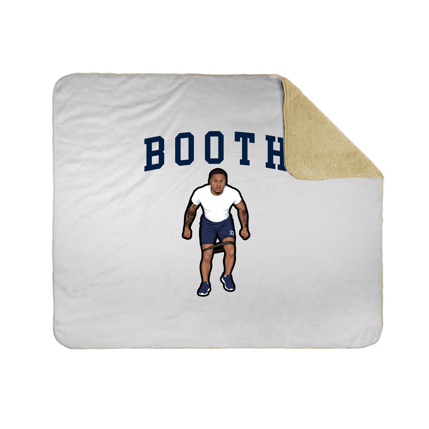 Throw Blanket — Shirsey in White