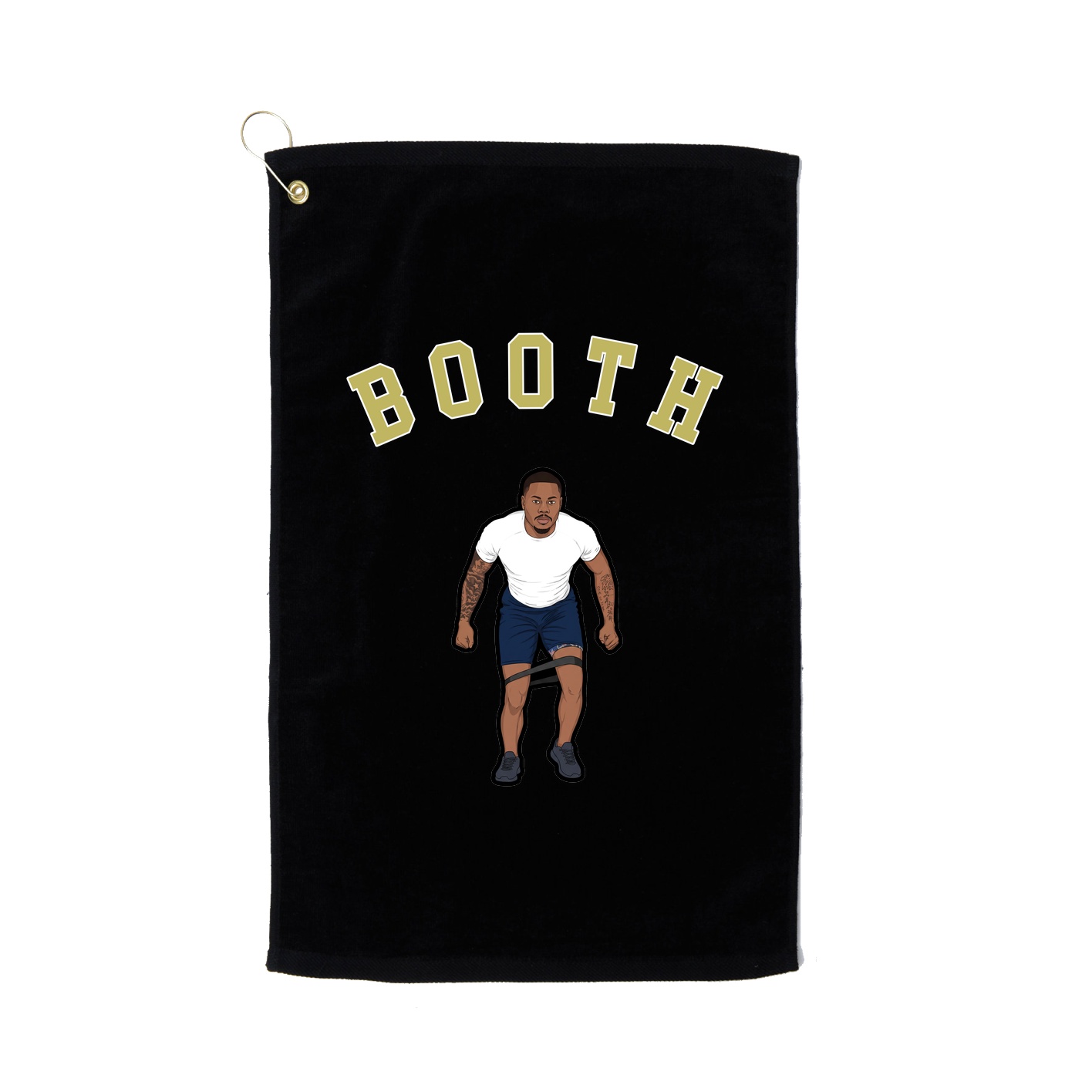 Golf Towel — Shirsey Arch in Black