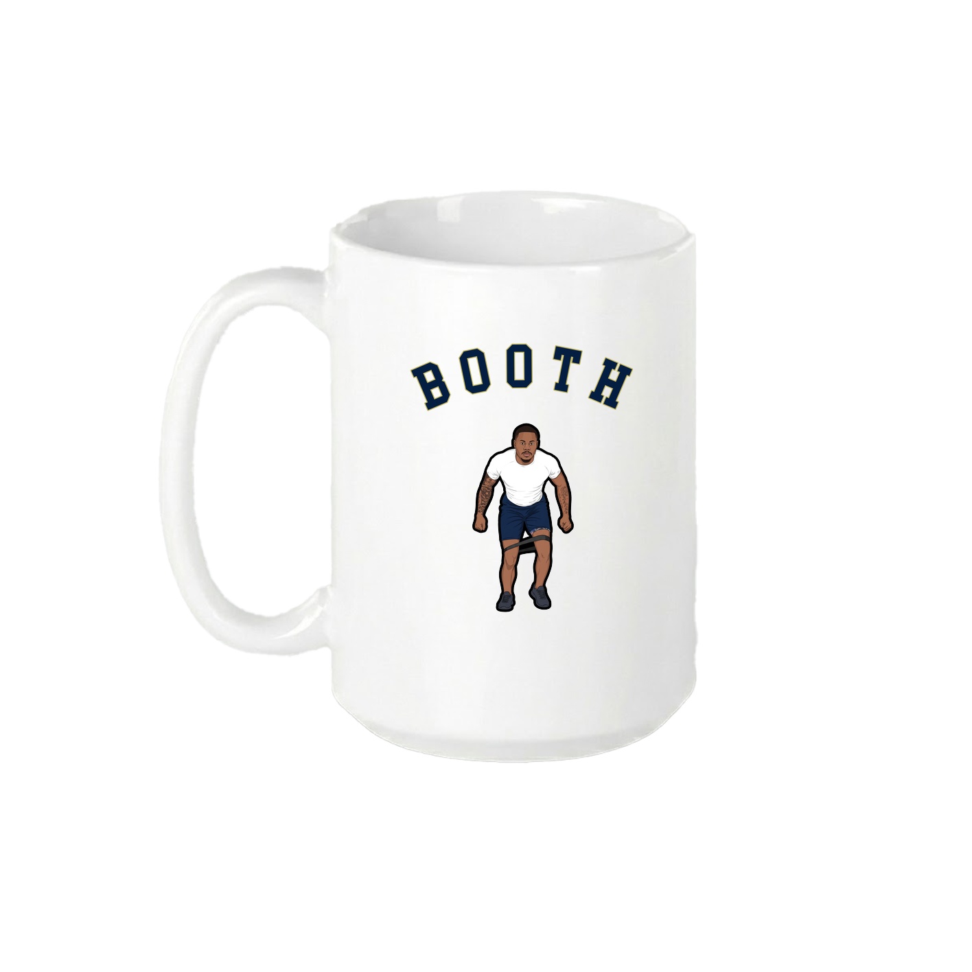 15oz Coffee Mug — Shirsey Arch in White