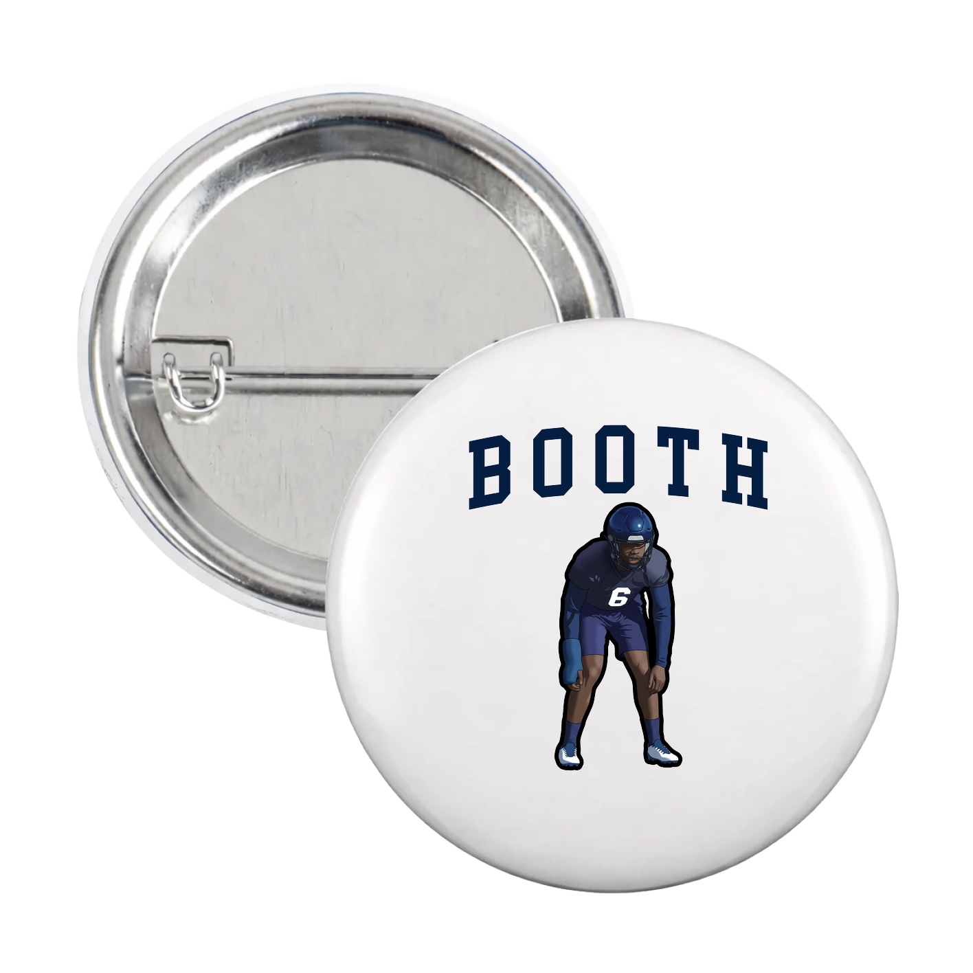Game Day Button — Shirsey in White