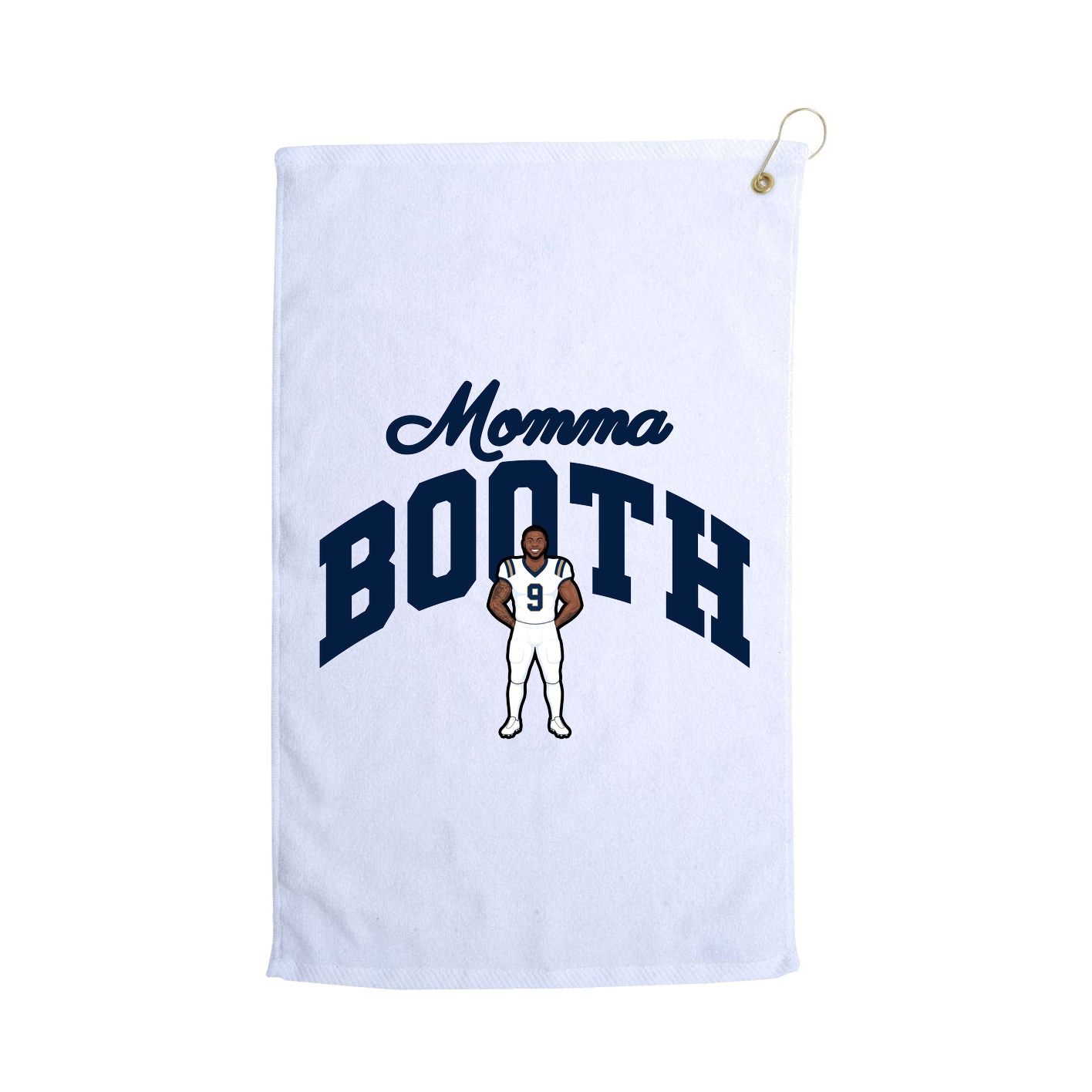 Golf Towel — Mothers Day Arch in White