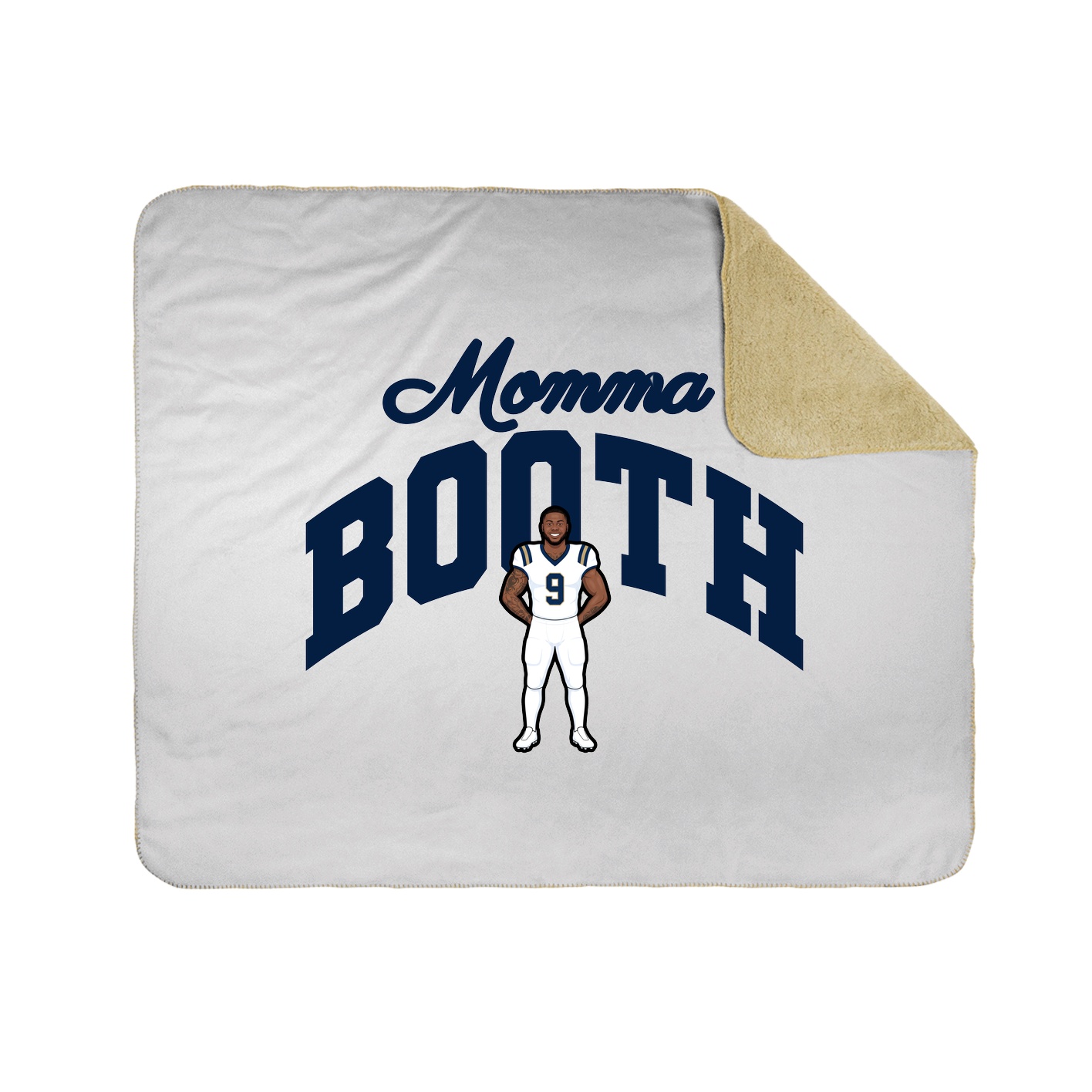 Throw Blanket — Mothers Day Arch in White