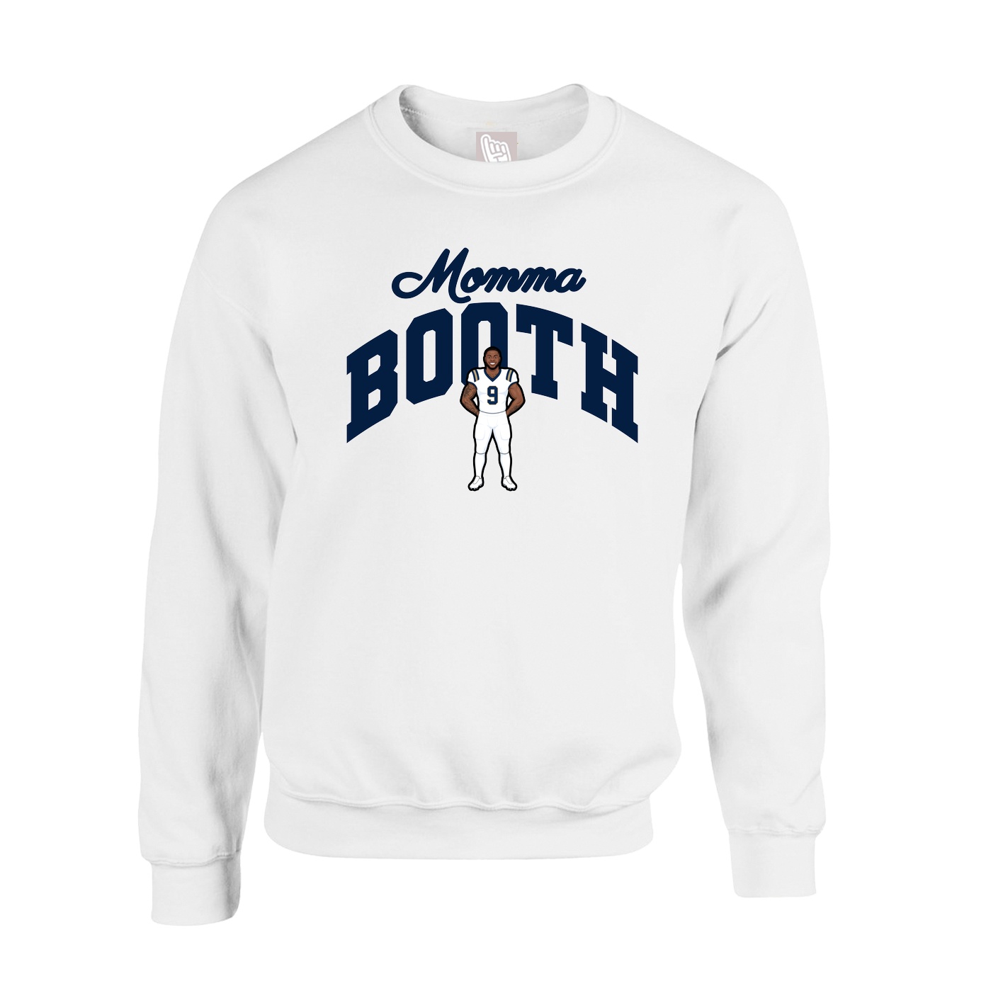 Fleece Crew — Mothers Day Arch in White