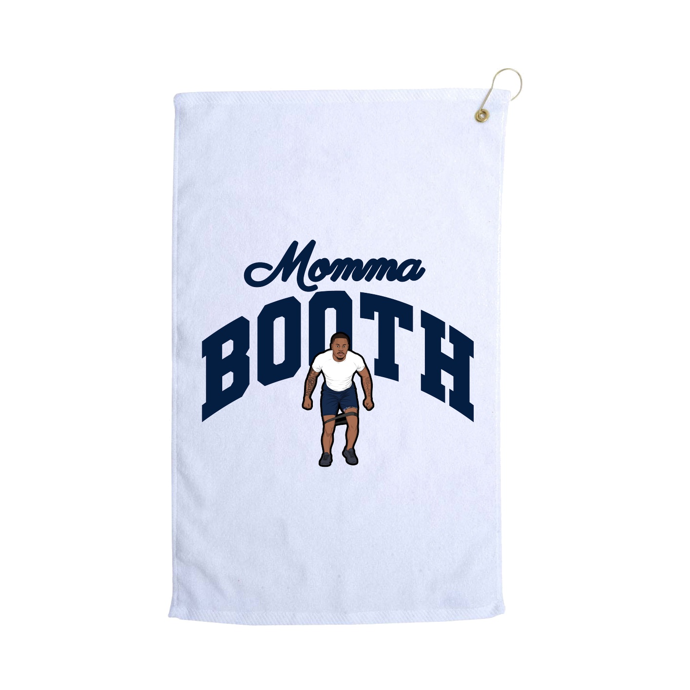 Golf Towel — Mothers Day Arch in White