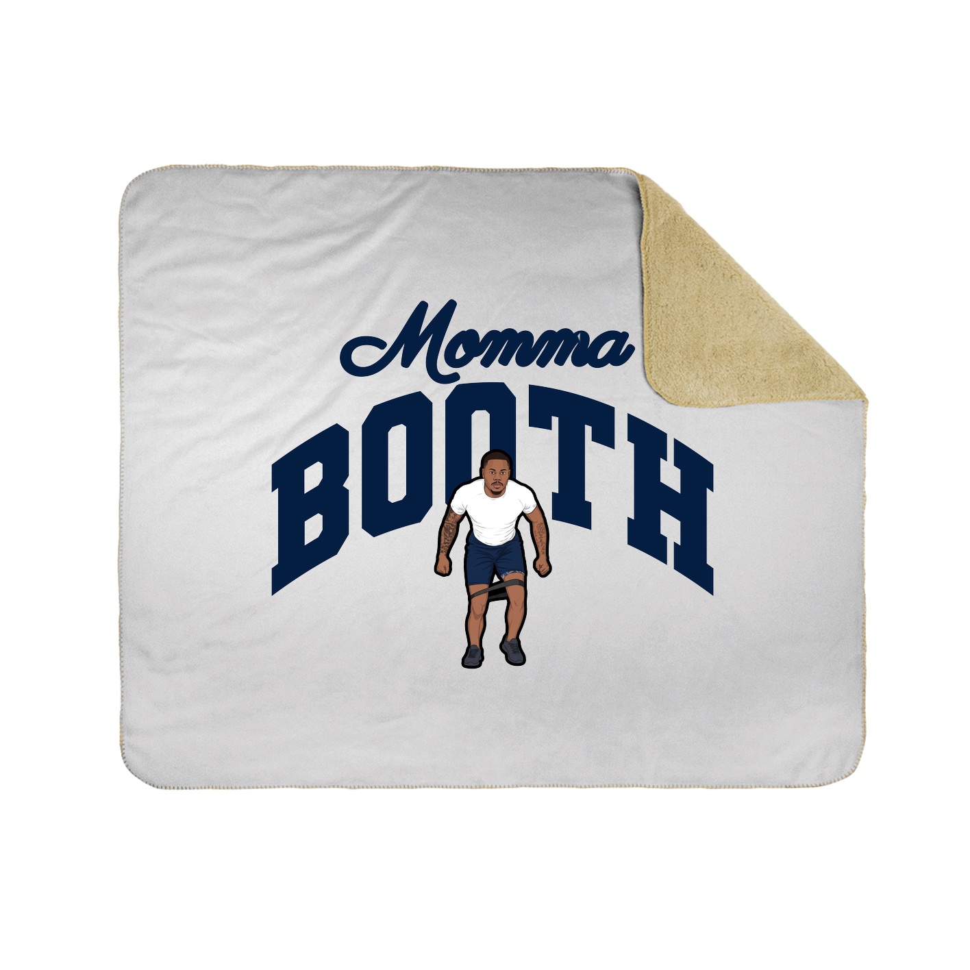 Throw Blanket — Mothers Day Arch in White