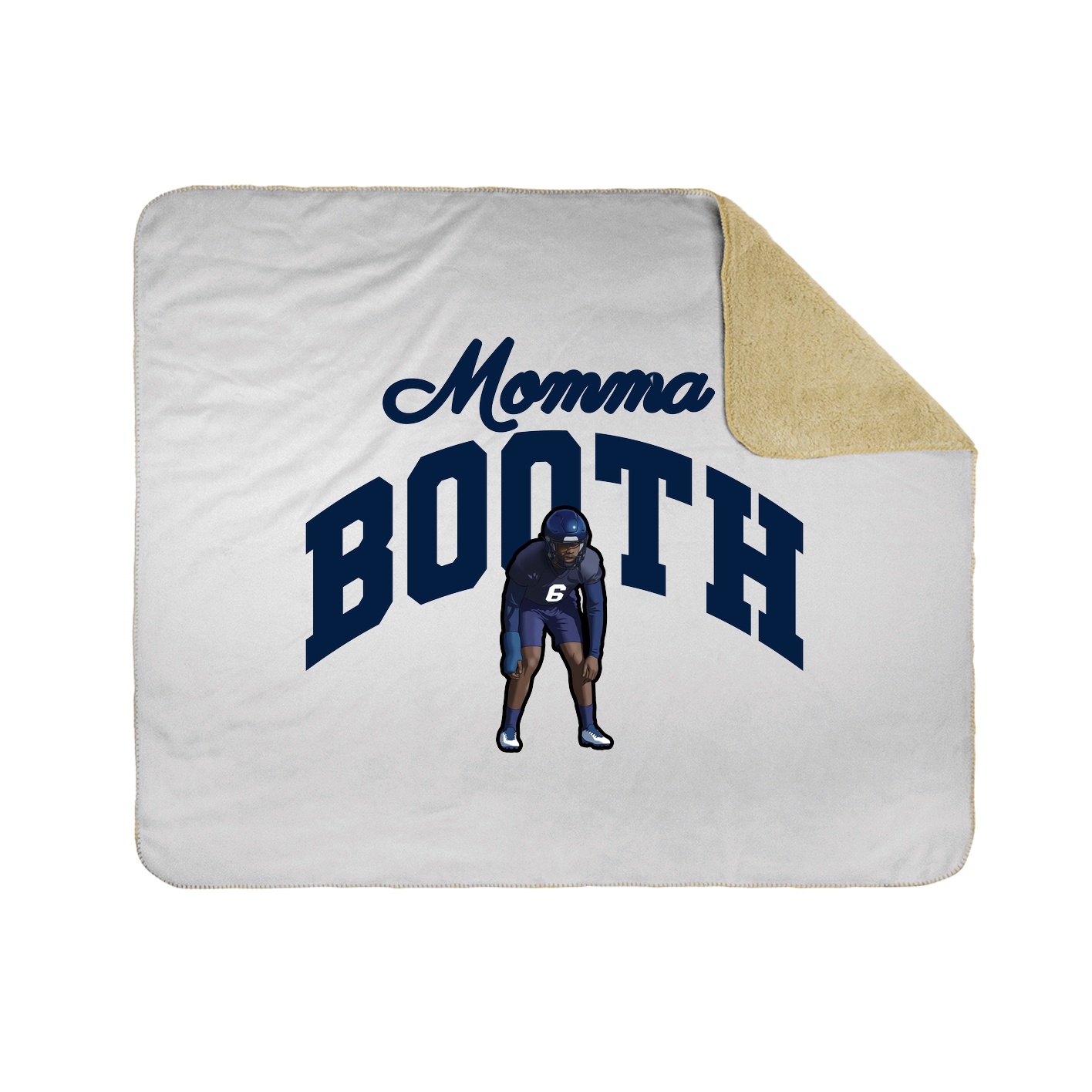 Throw Blanket — Mothers Day Arch in White