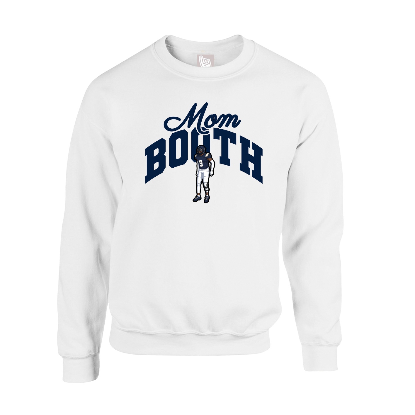 Fleece Crew — Mothers Day Arch in White