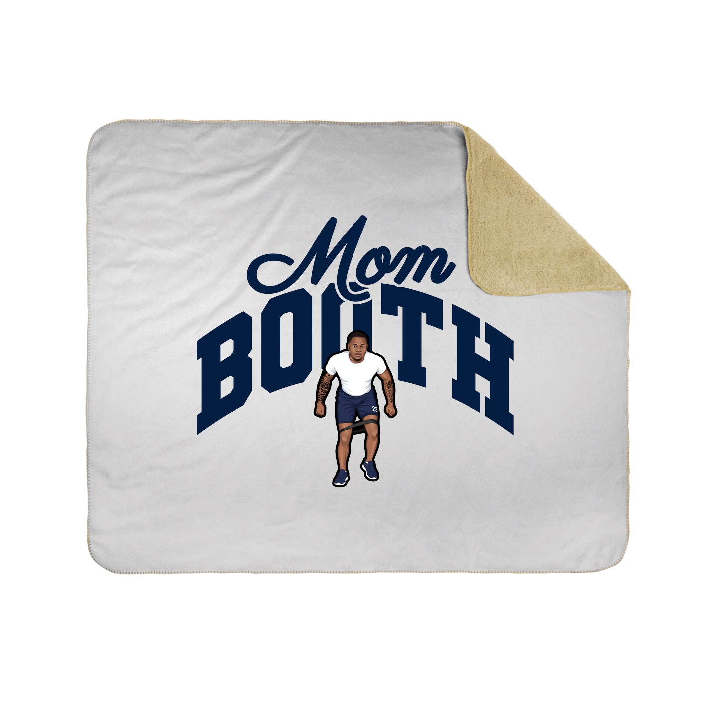 Throw Blanket — Mothers Day Arch in White