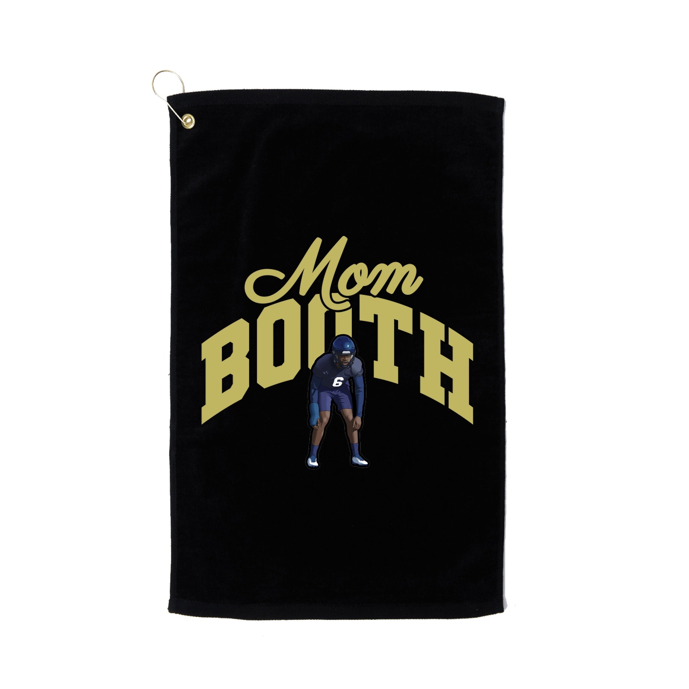 Golf Towel — Mothers Day Arch in Black