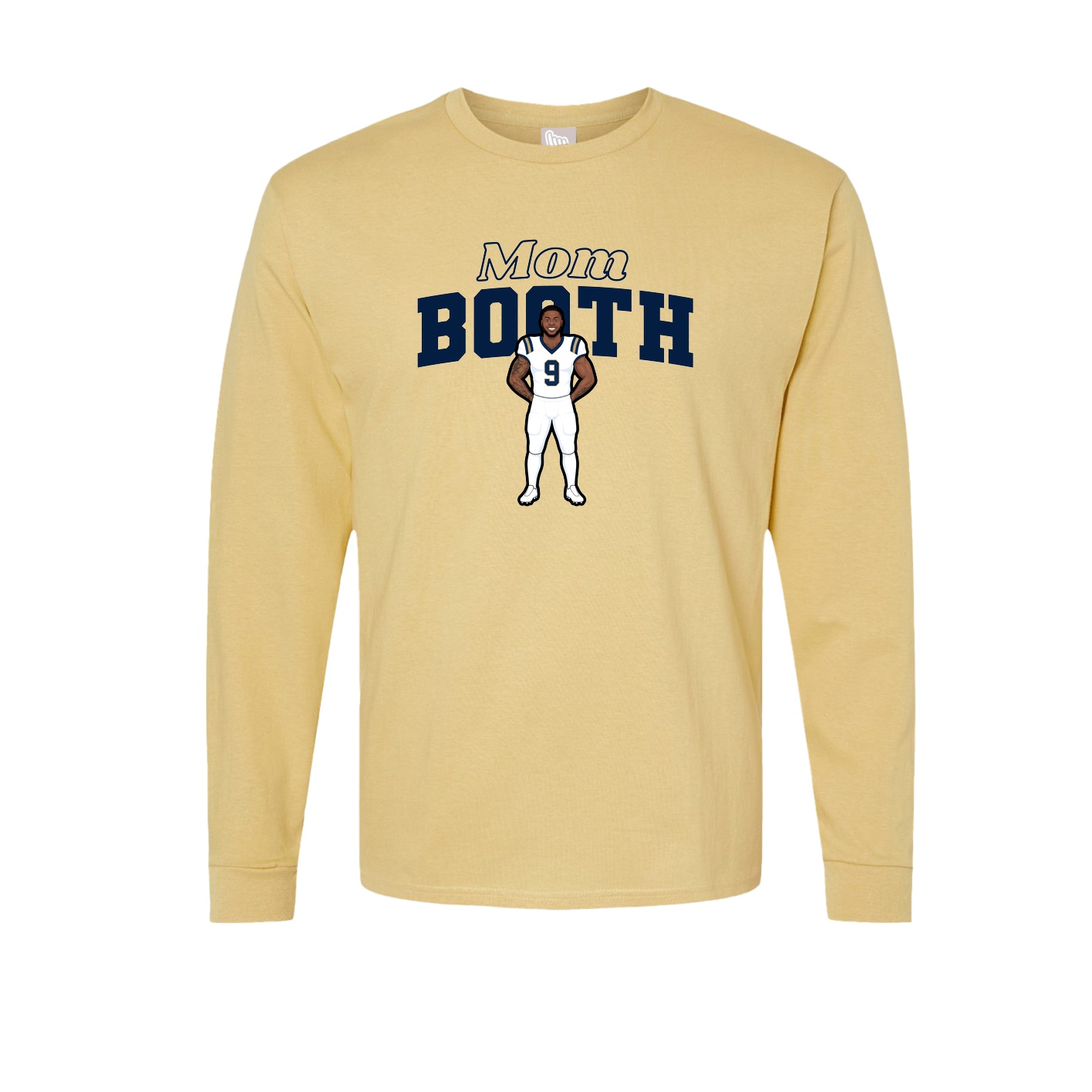 Long Sleeve Tee — Mothers Day Block in Vegas Gold