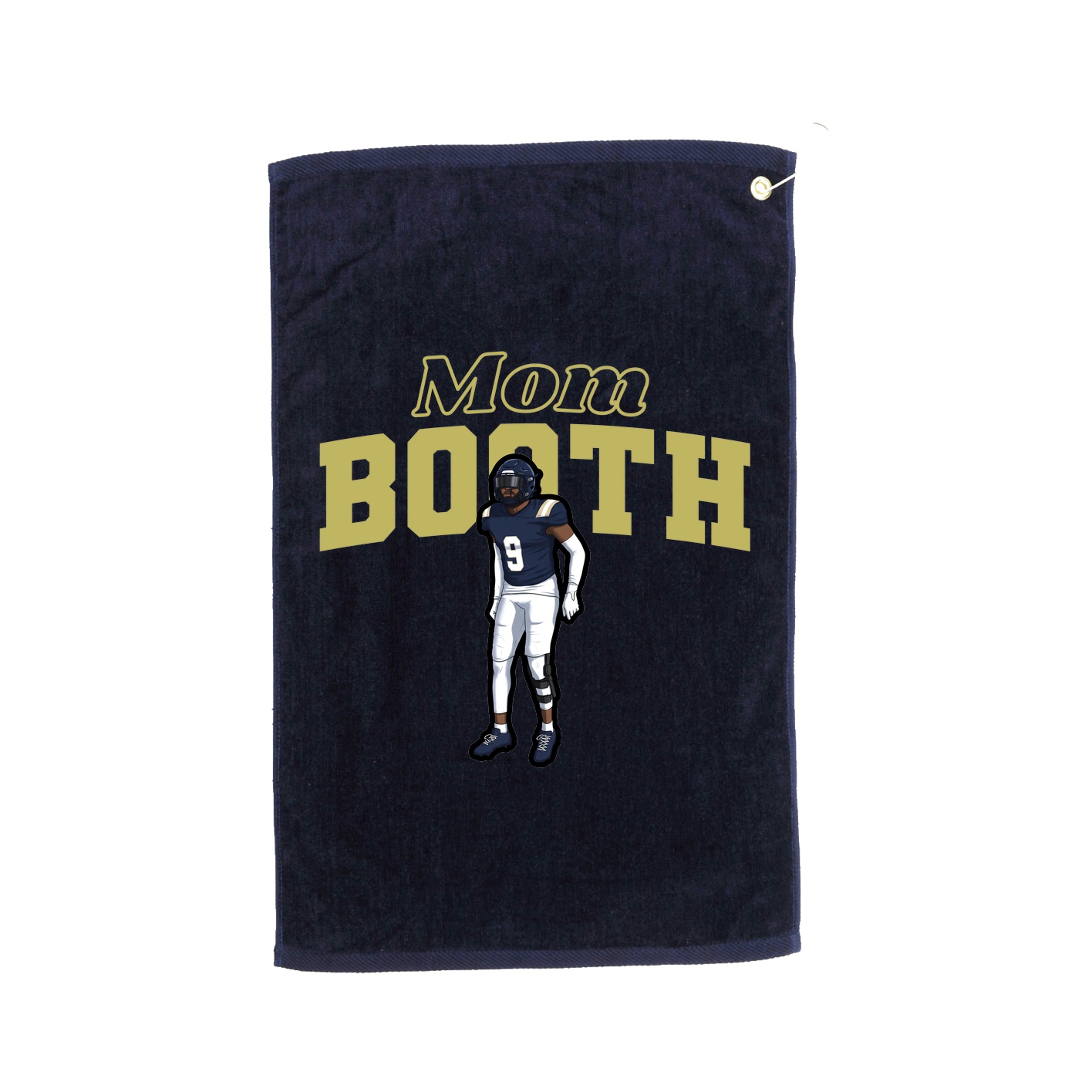 Golf Towel — Mothers Day Block in Navy