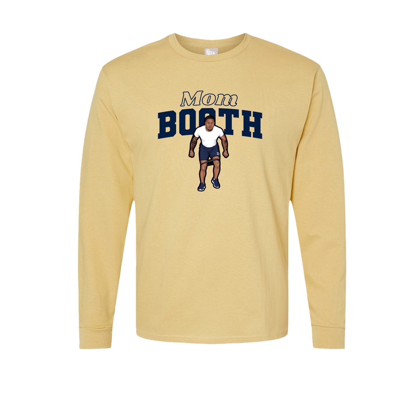 Long Sleeve Tee — Mothers Day Block in Vegas Gold