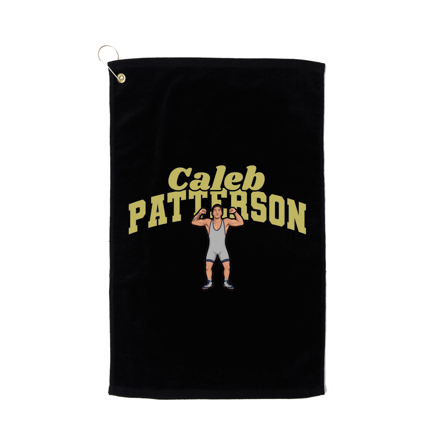 Golf Towel — Signature Arch in Black