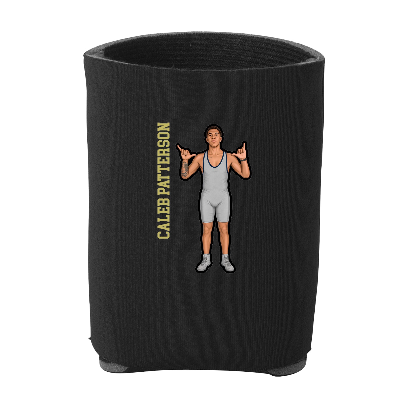 Can Holder — Name Vertical in Black
