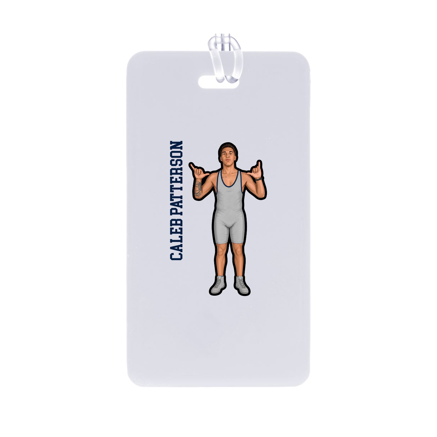Bag Tag — Name Vertical in Classic