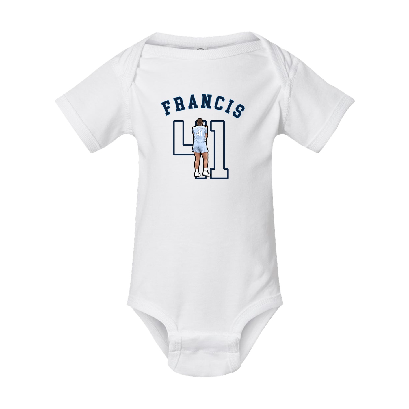 Baby Onesie — Shirsey Arch in White