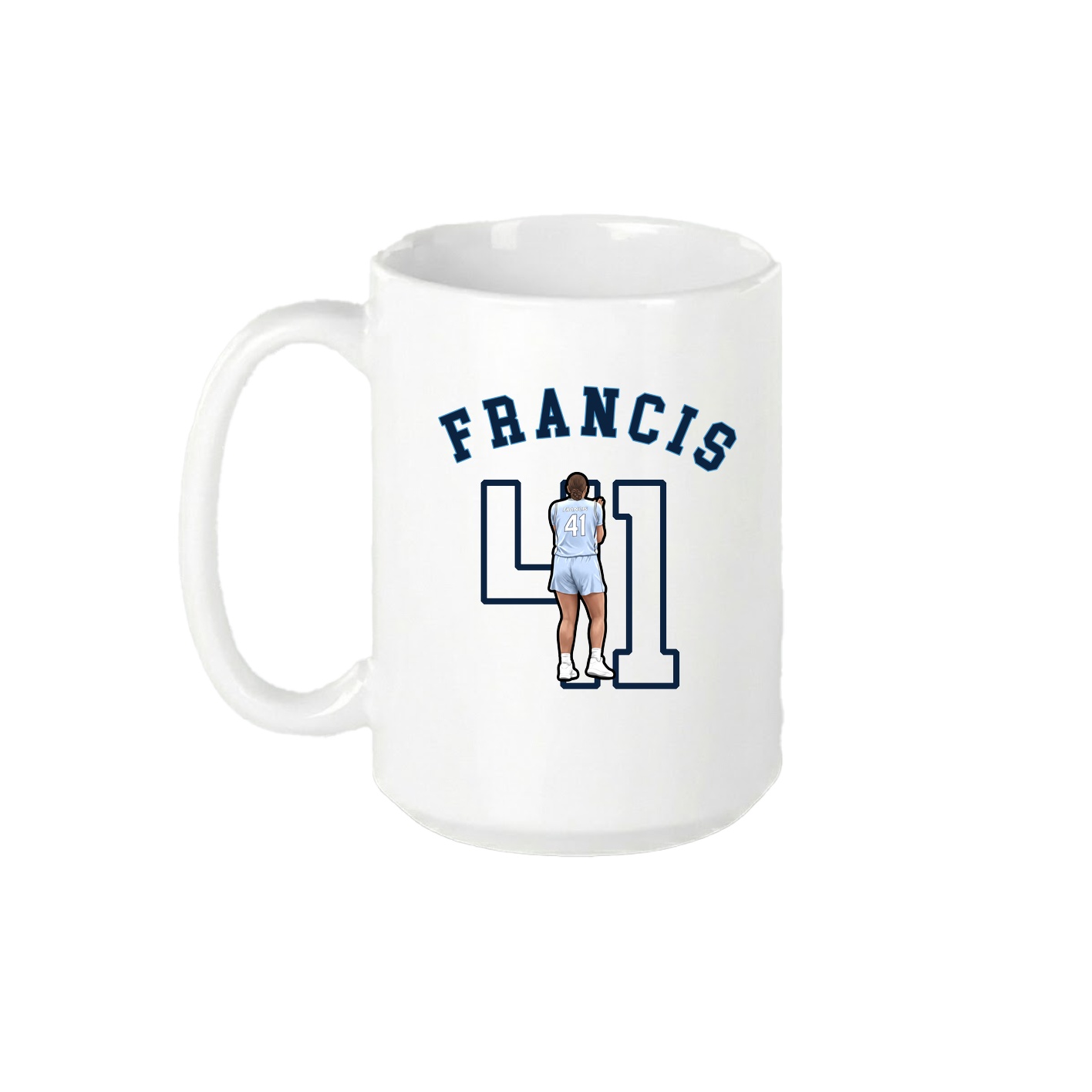 15oz Coffee Mug — Shirsey Arch in White