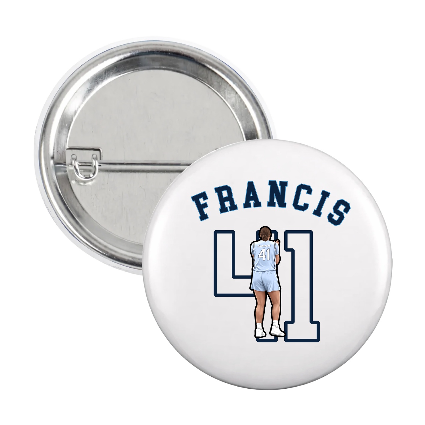 Game Day Button — Shirsey Arch in White