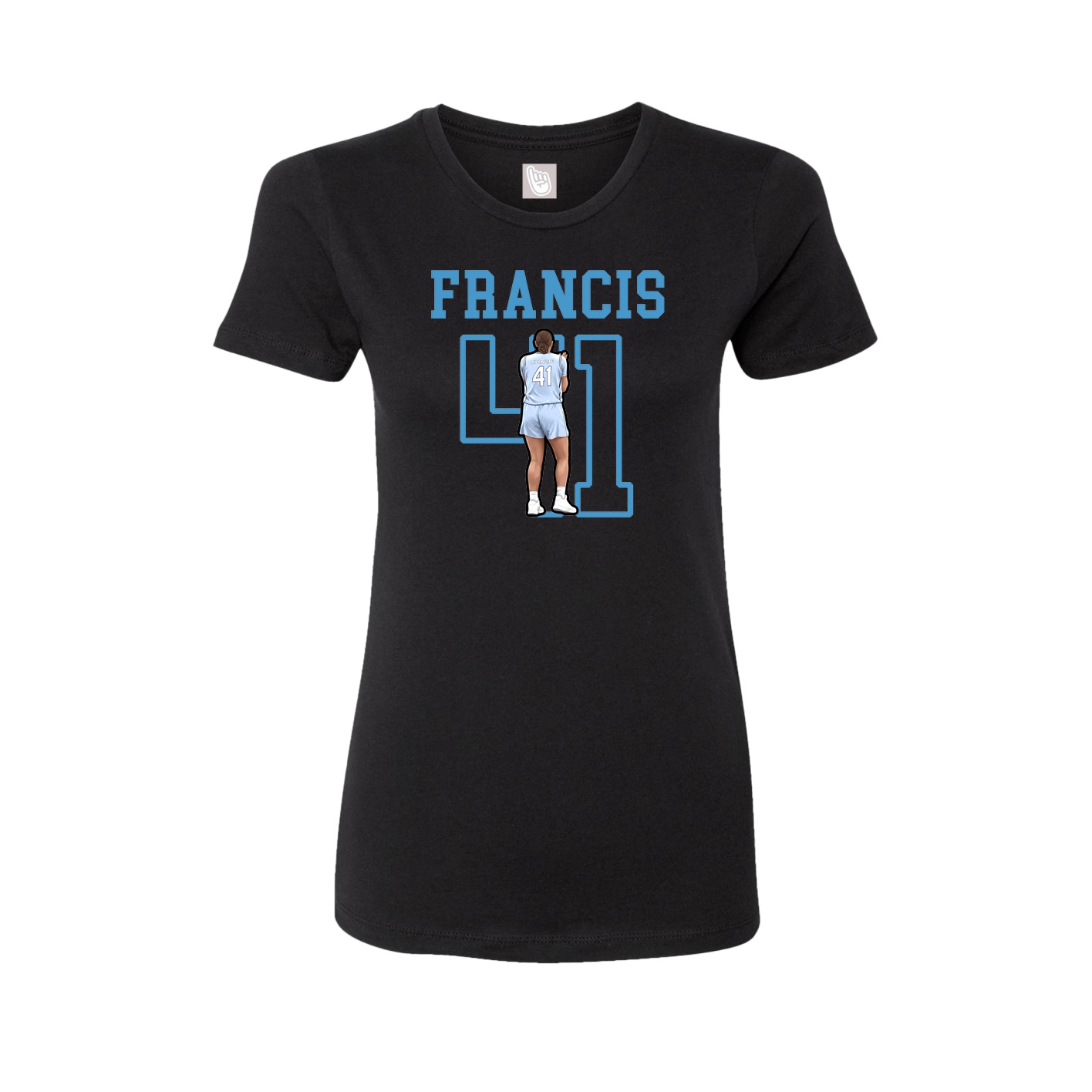 Fitted Women's Tee — Shirsey in Black