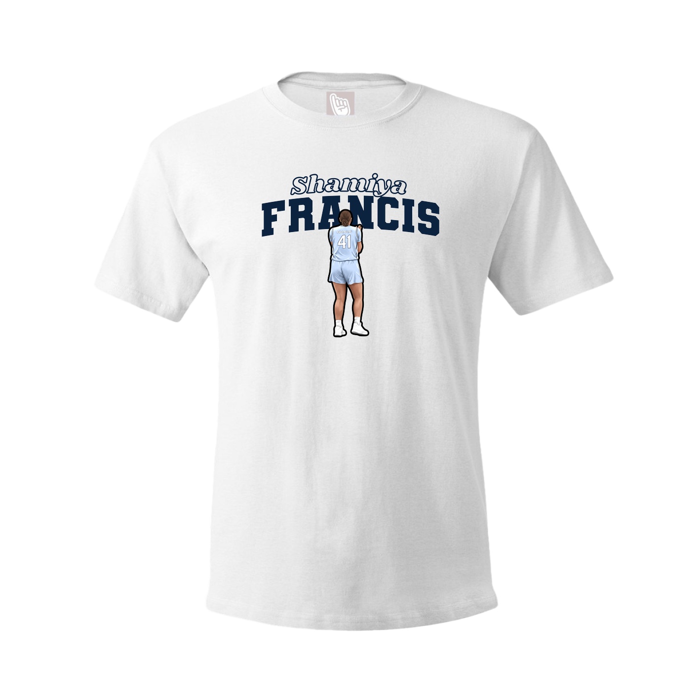 Tee — Name Arch in White