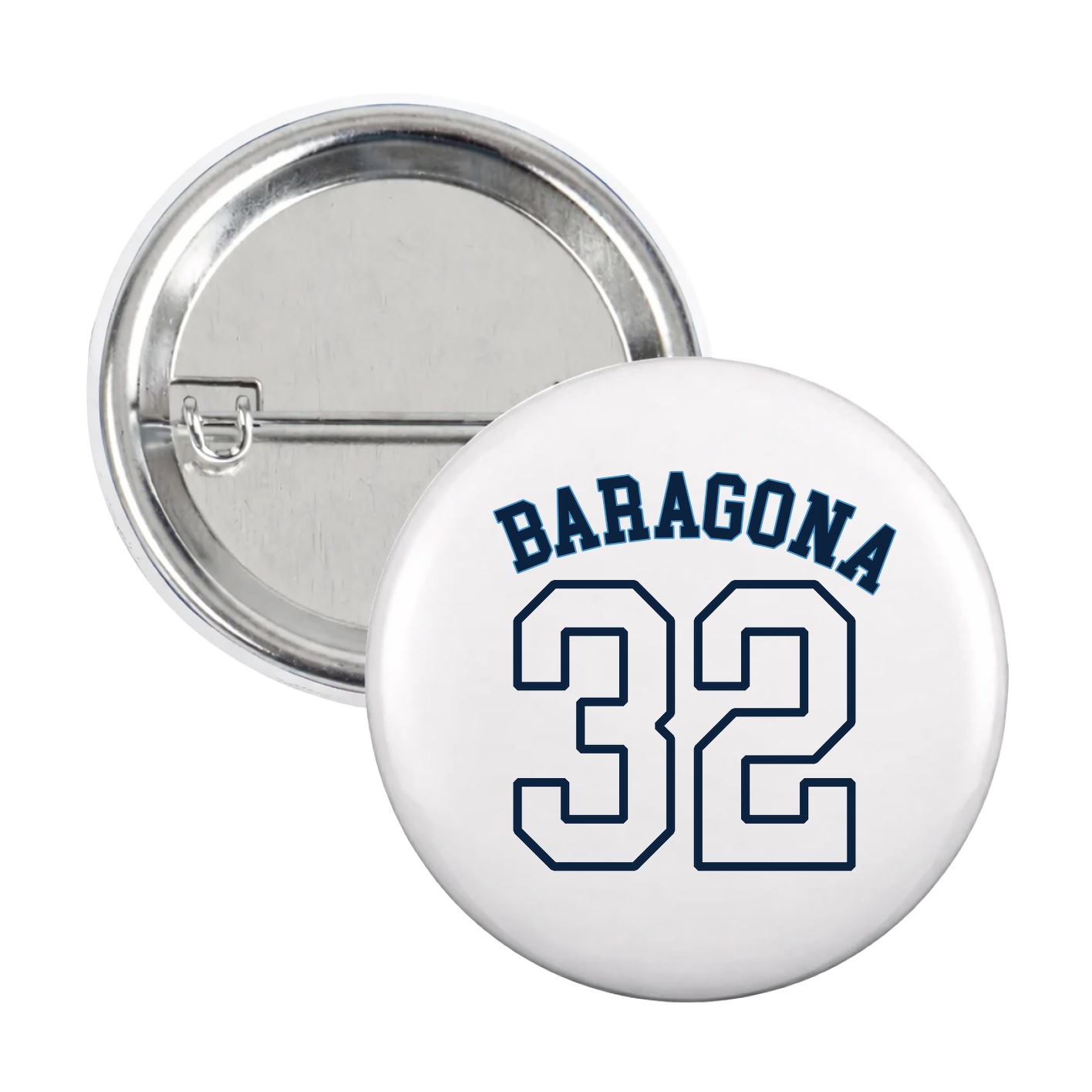 Game Day Button — Shirsey Arch in White