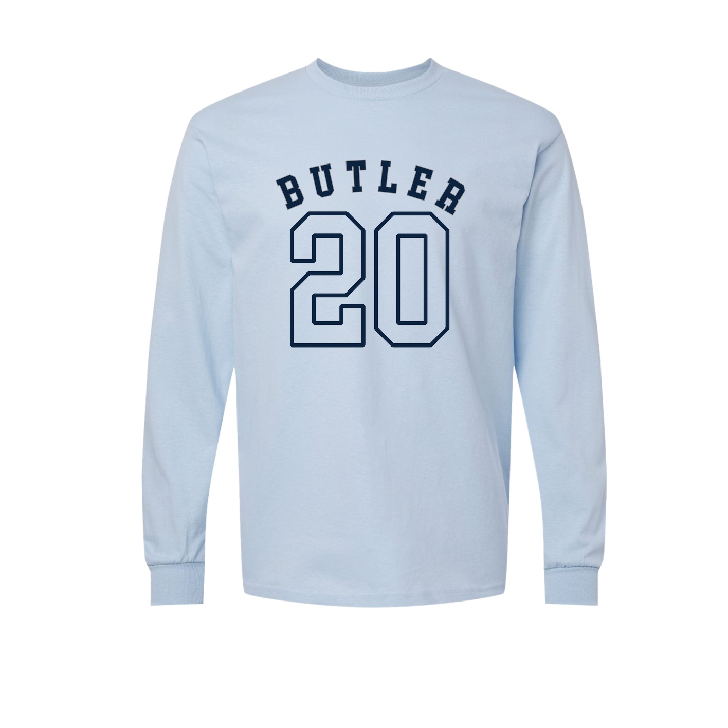 Long Sleeve Tee — Shirsey Arch in Light Blue