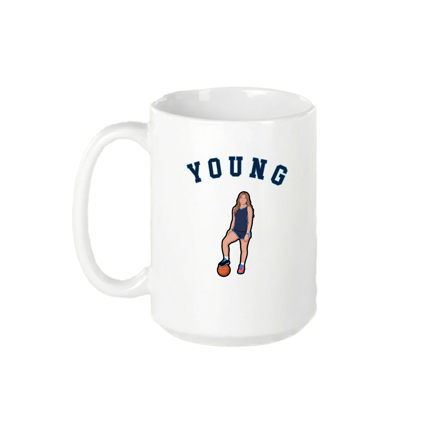 15oz Coffee Mug — Shirsey Arch in White