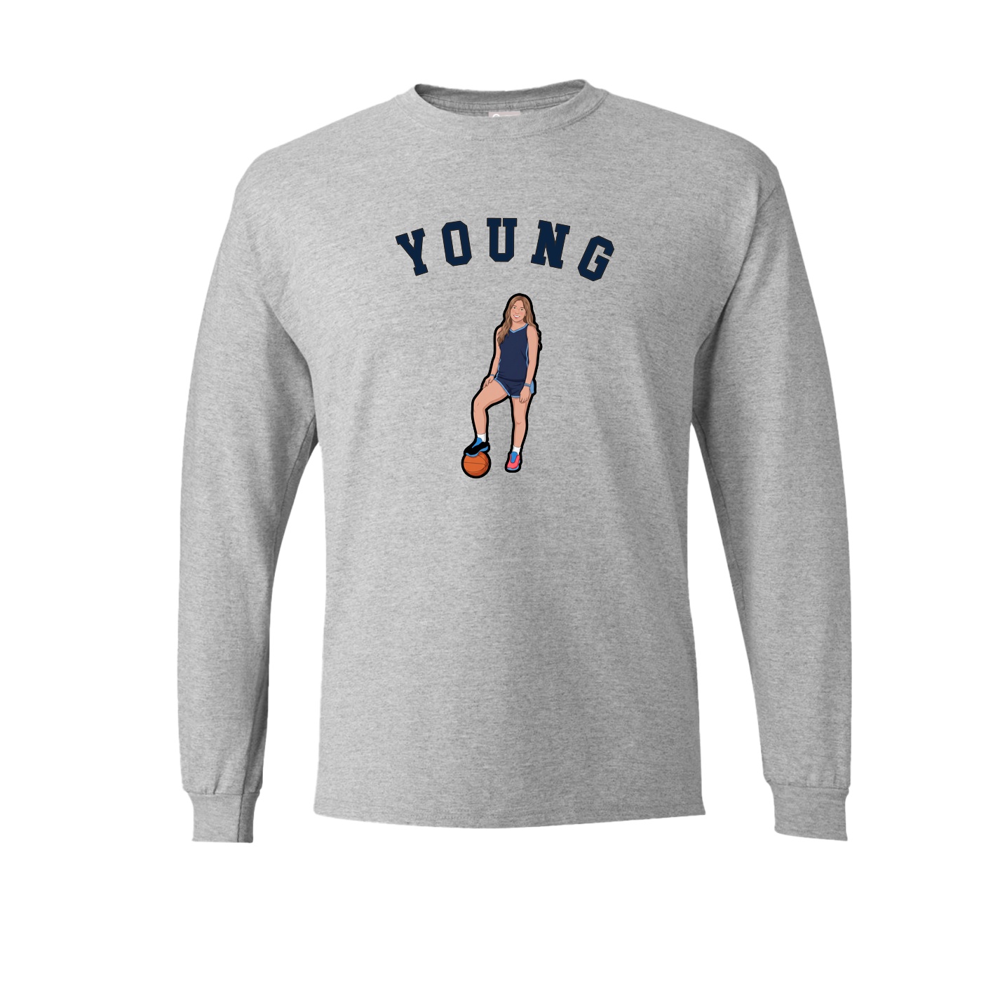 Long Sleeve Tee — Shirsey Arch in Grey