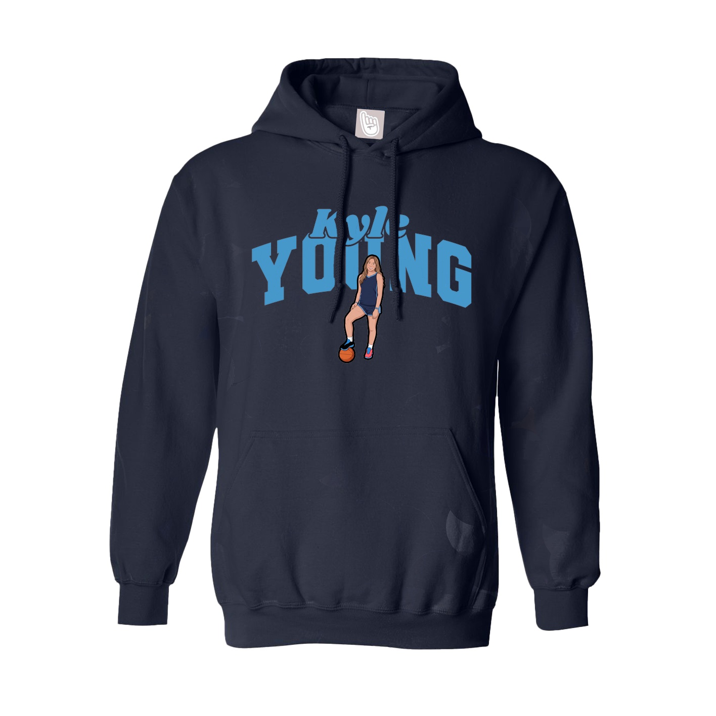 Hoodie — Signature Arch in Navy
