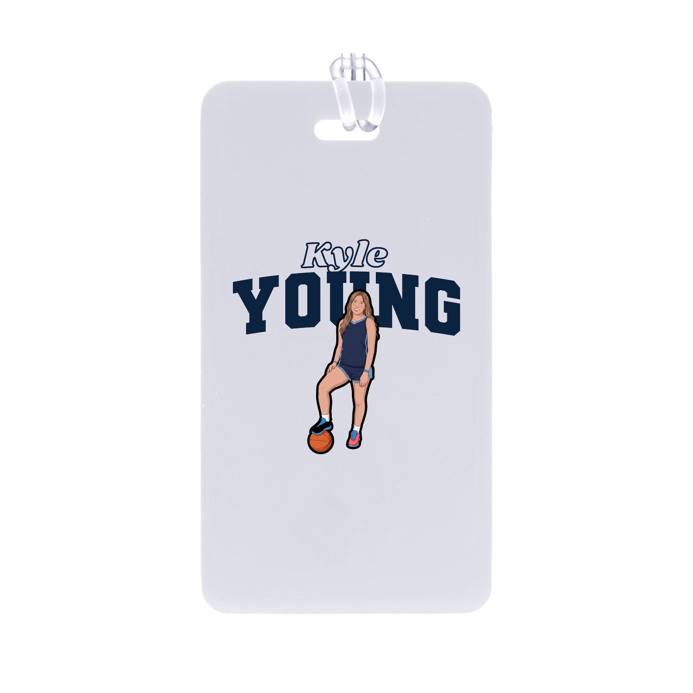 Bag Tag — Name Arch in Classic