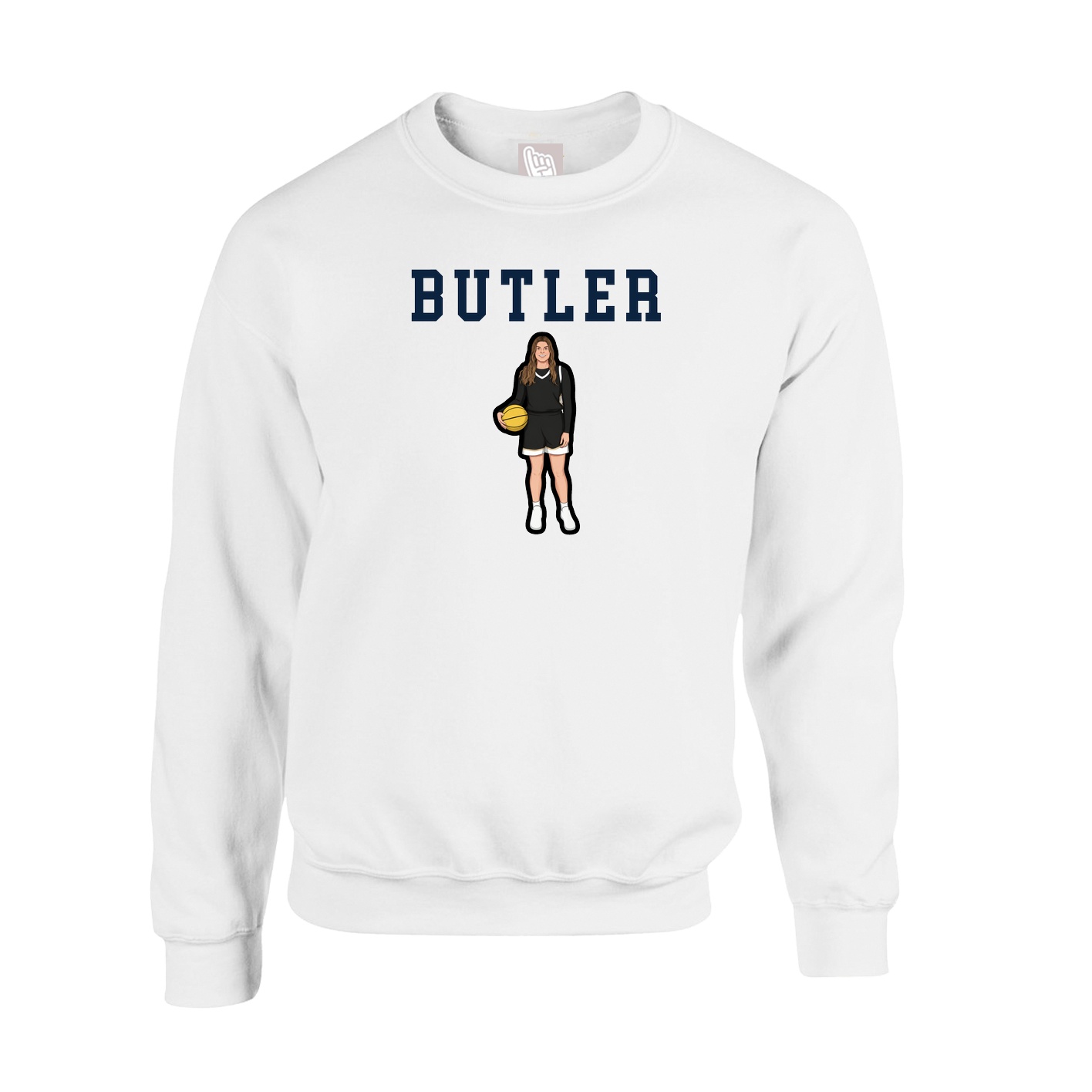 Fleece Crew — Shirsey in White