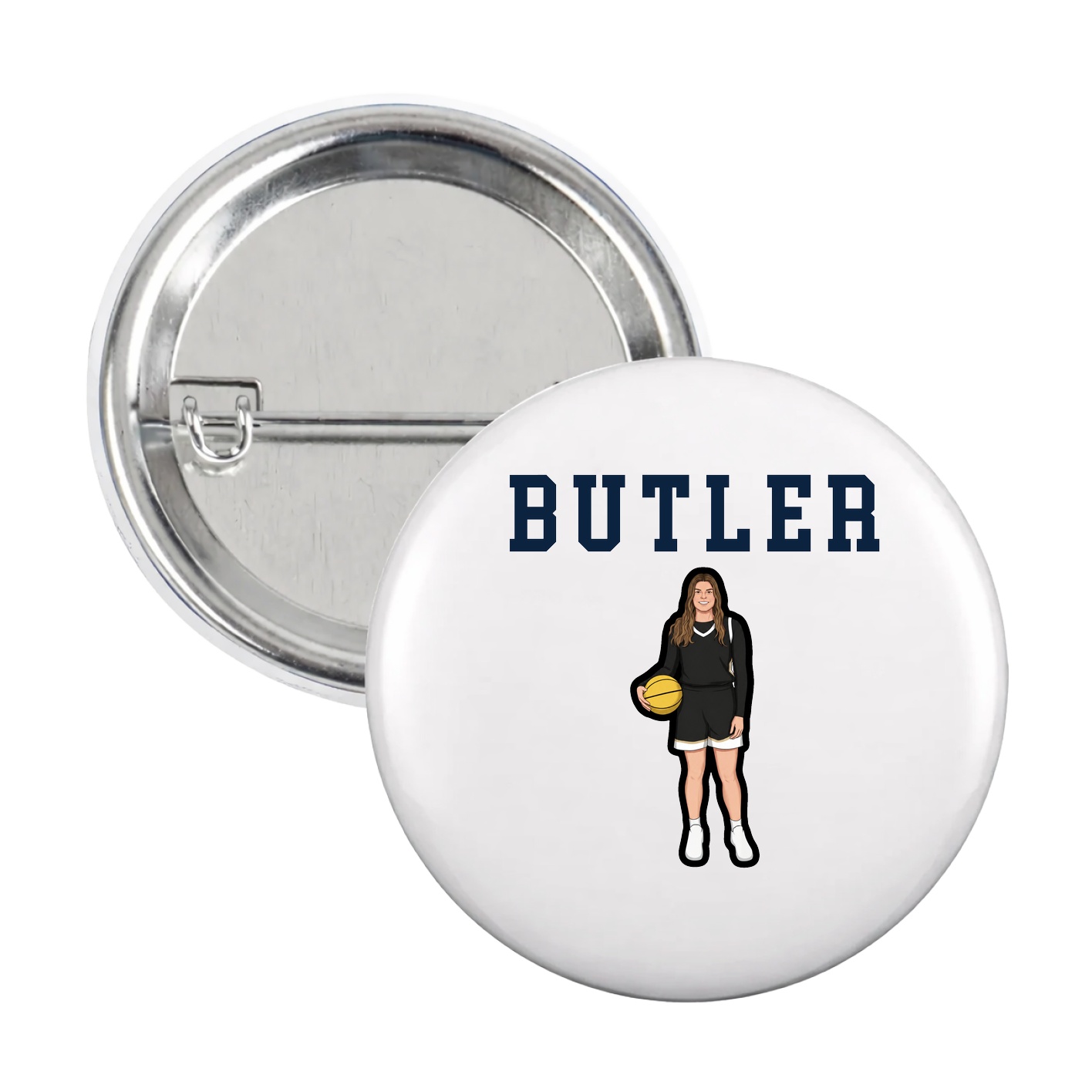 Game Day Button — Shirsey in White