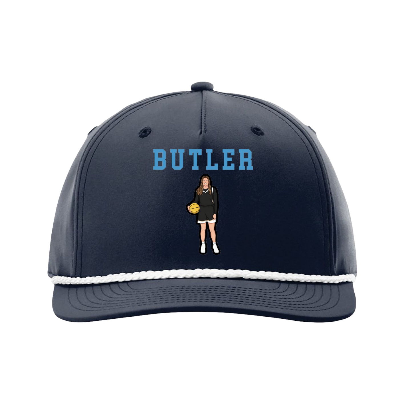 Five-Panel Classic Rope Cap — Shirsey in Navy